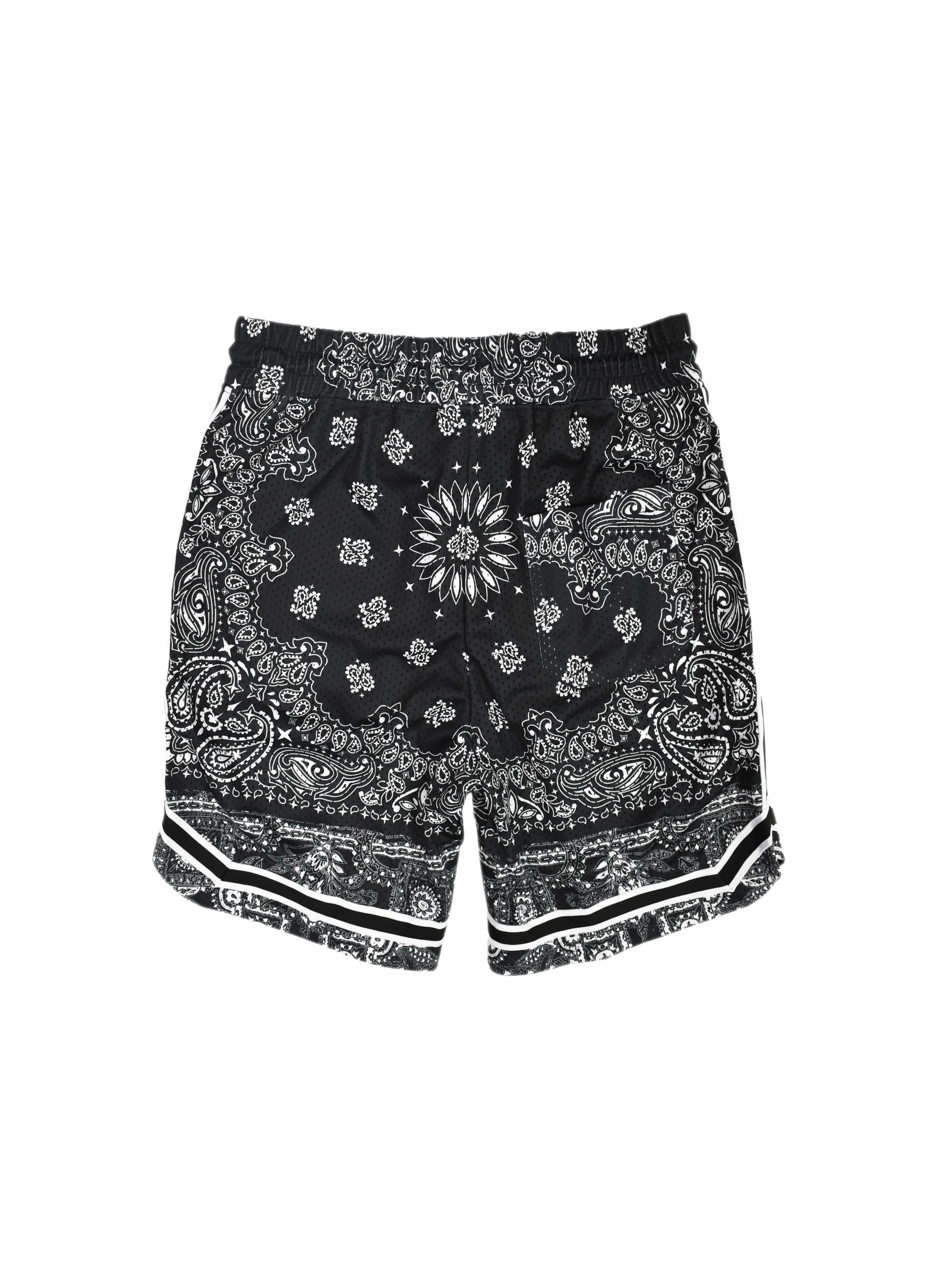 Paisley Mesh Shorts