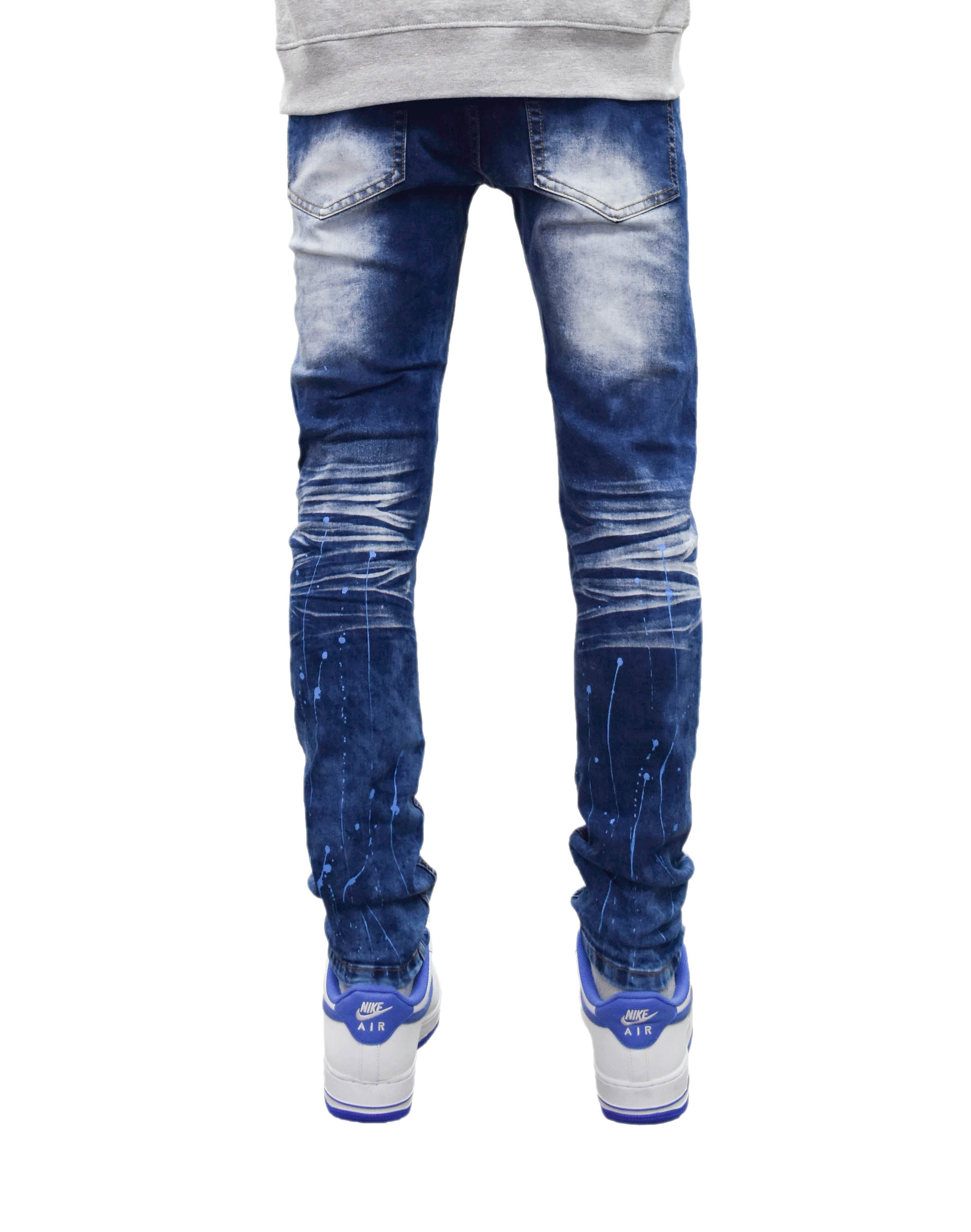 S2631 Ripped Paint Denim