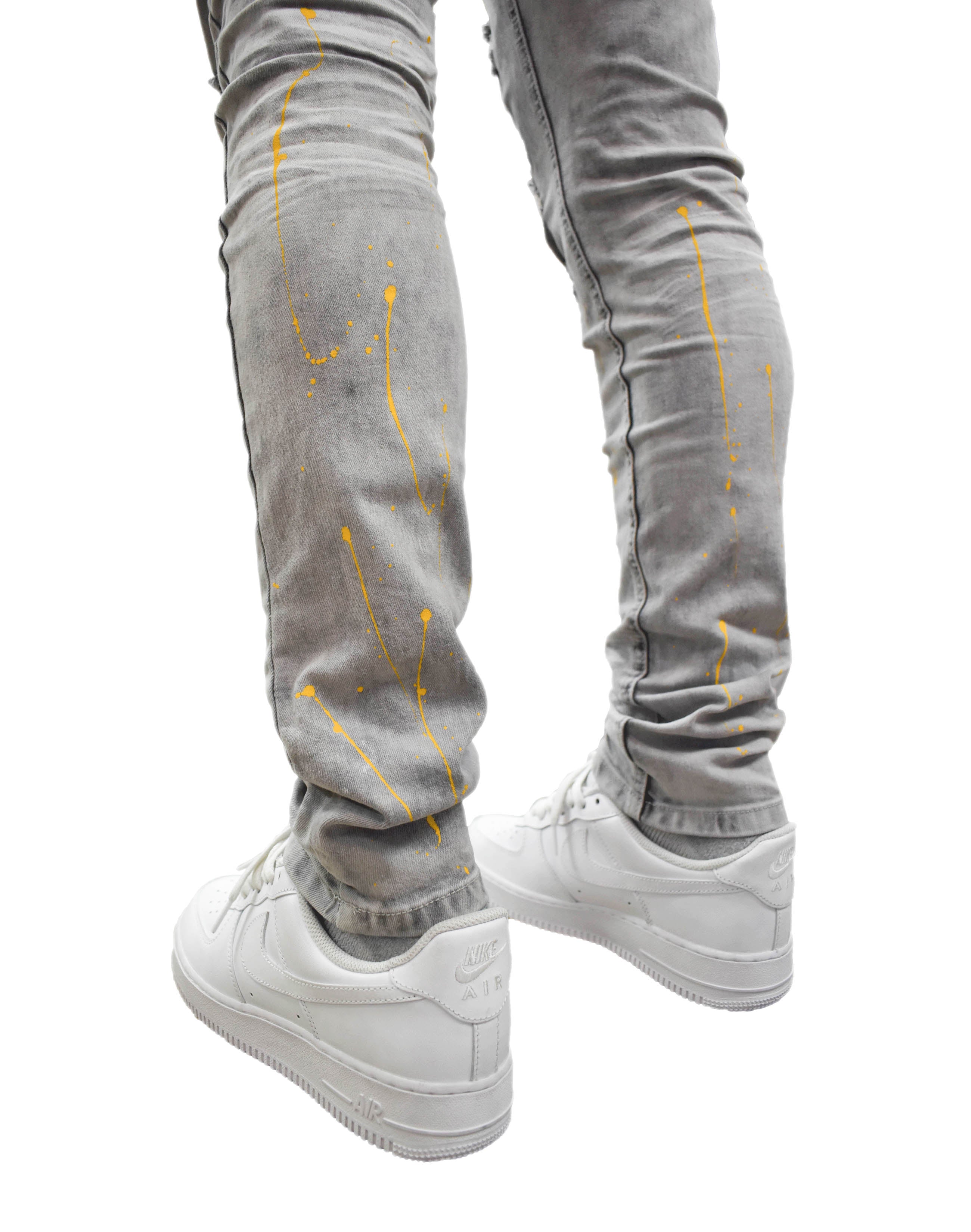 S2631 Ripped Paint Denim