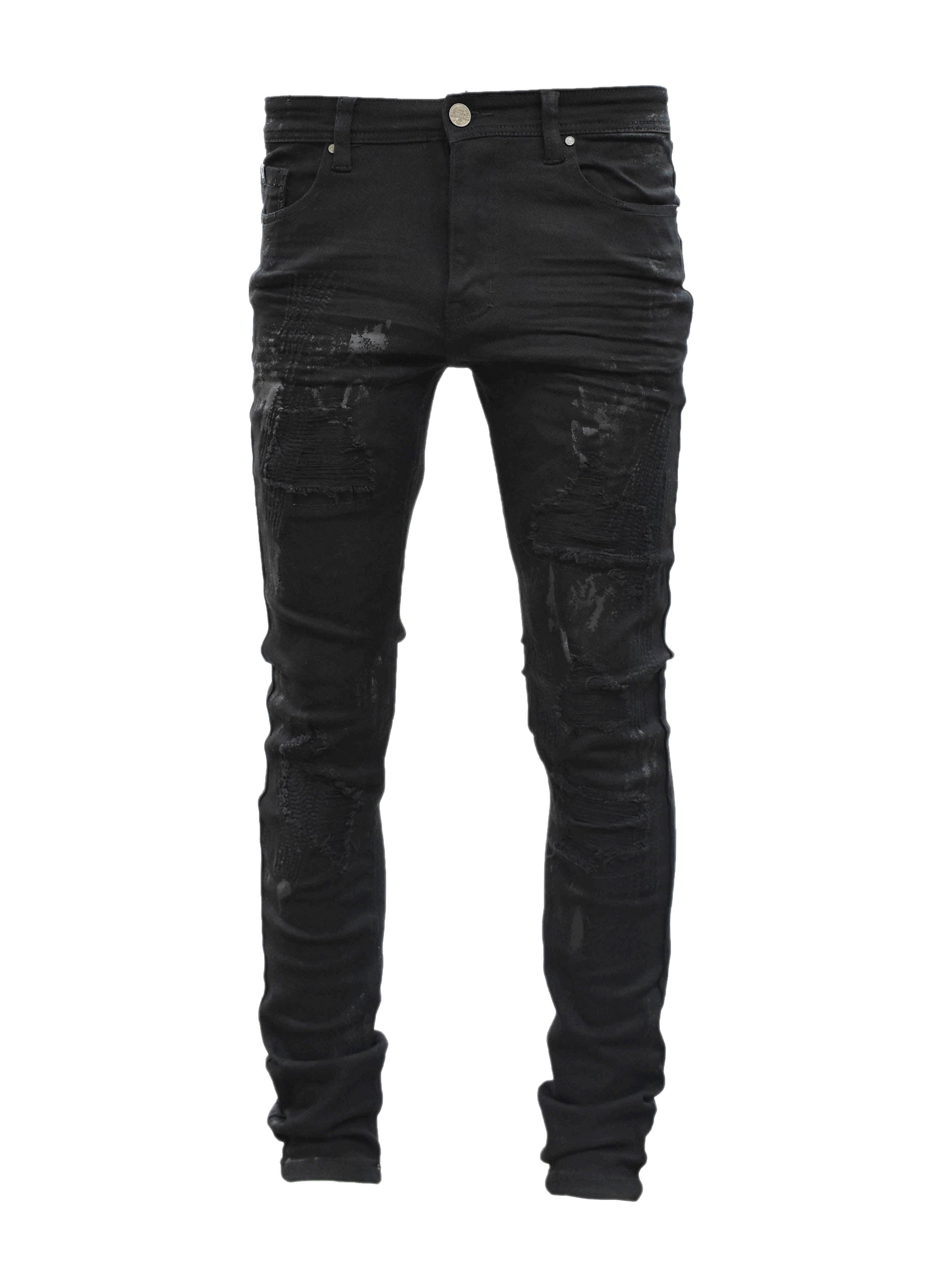 S2619 Stitch Paint Denim