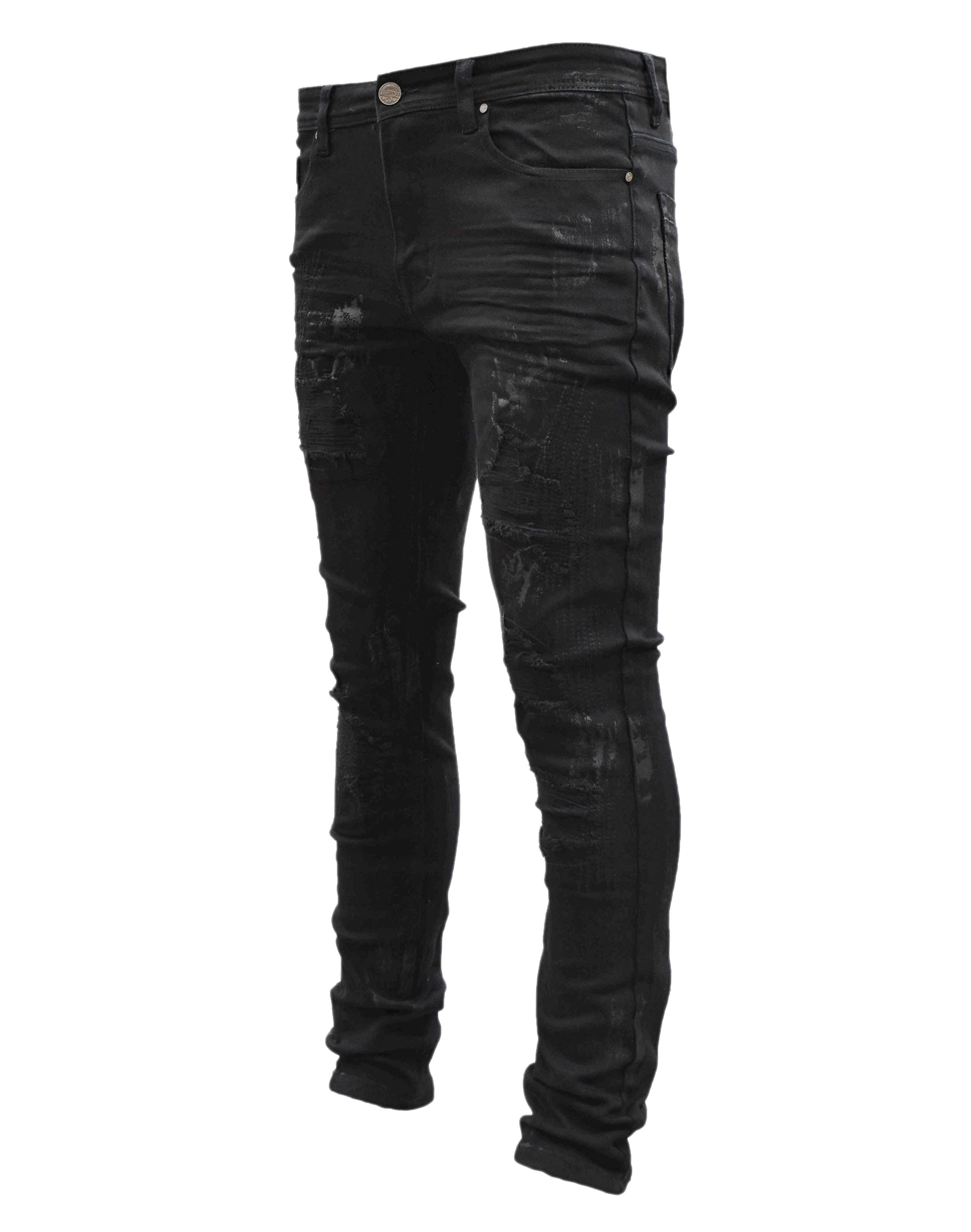 S2619 Stitch Paint Denim