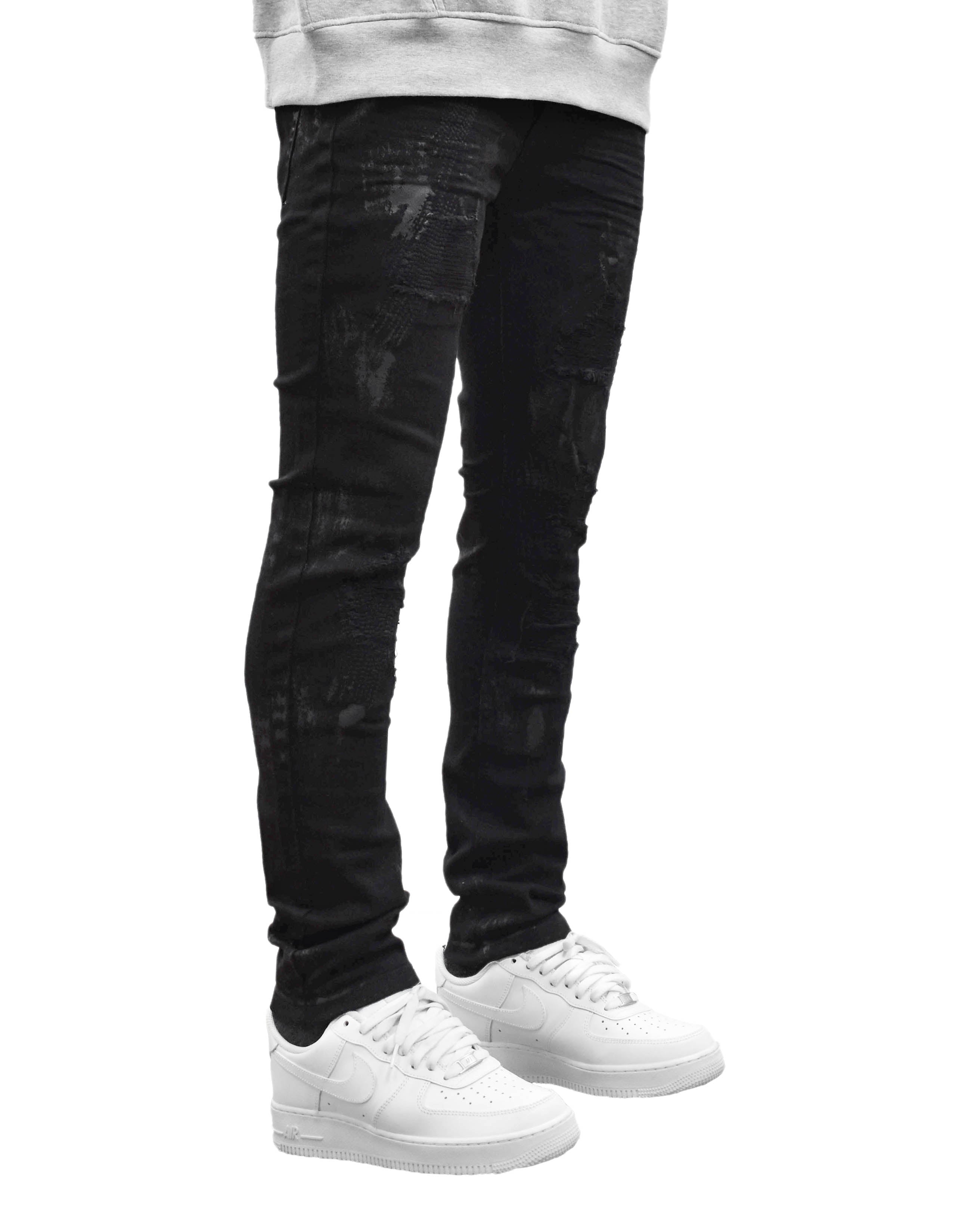 S2619 Stitch Paint Denim