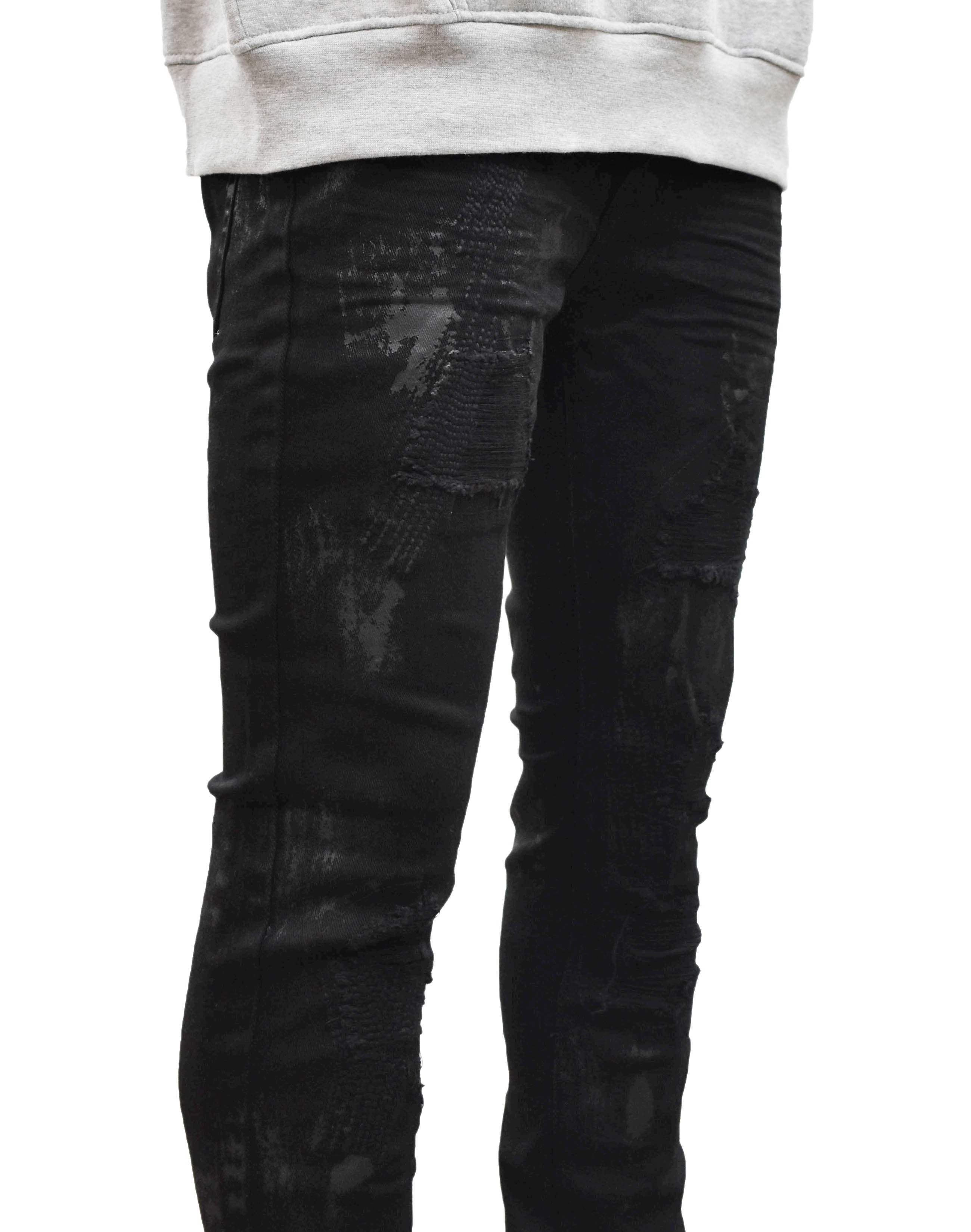 S2619 Stitch Paint Denim