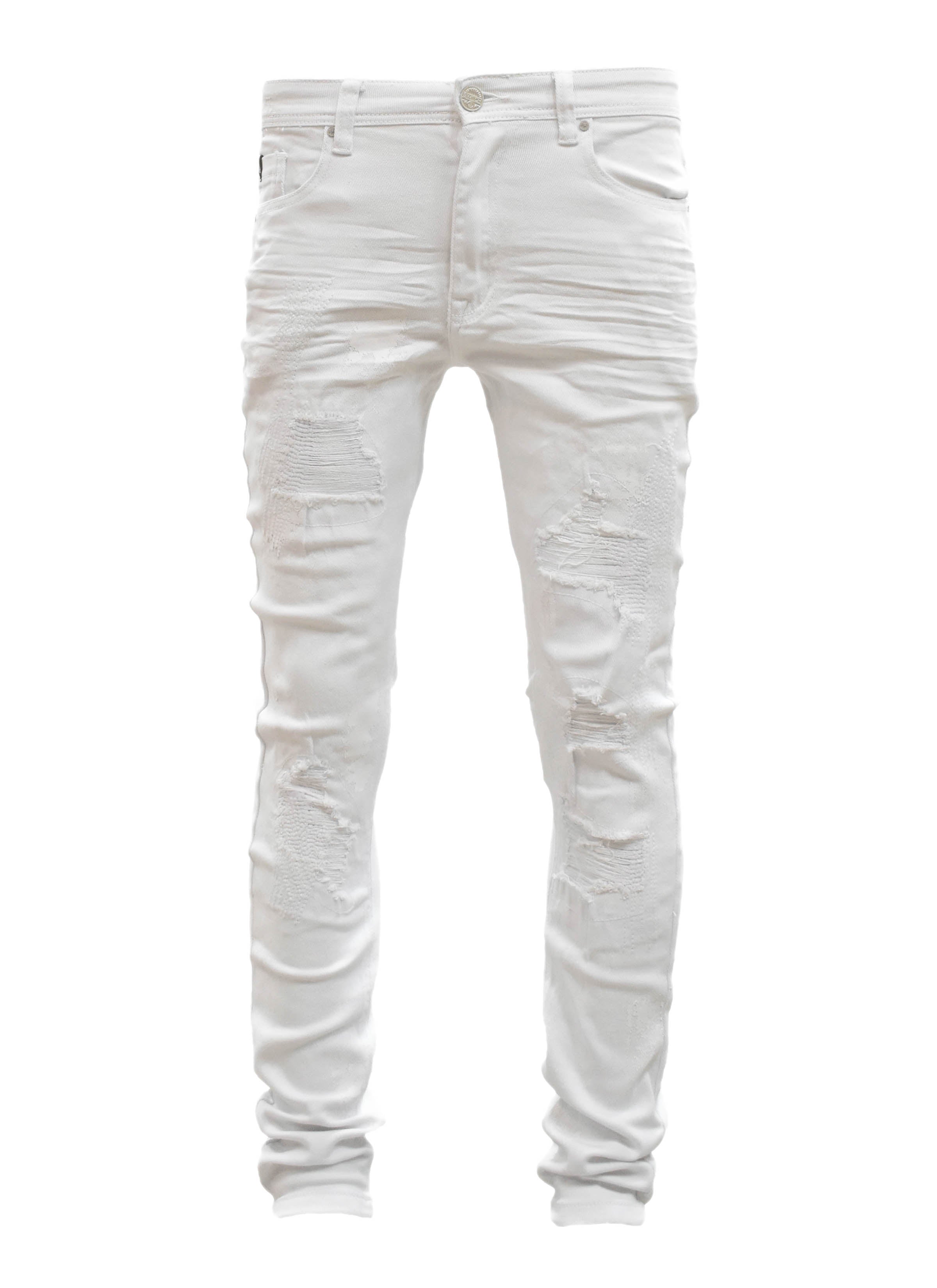 S2619 Stitch Paint Denim