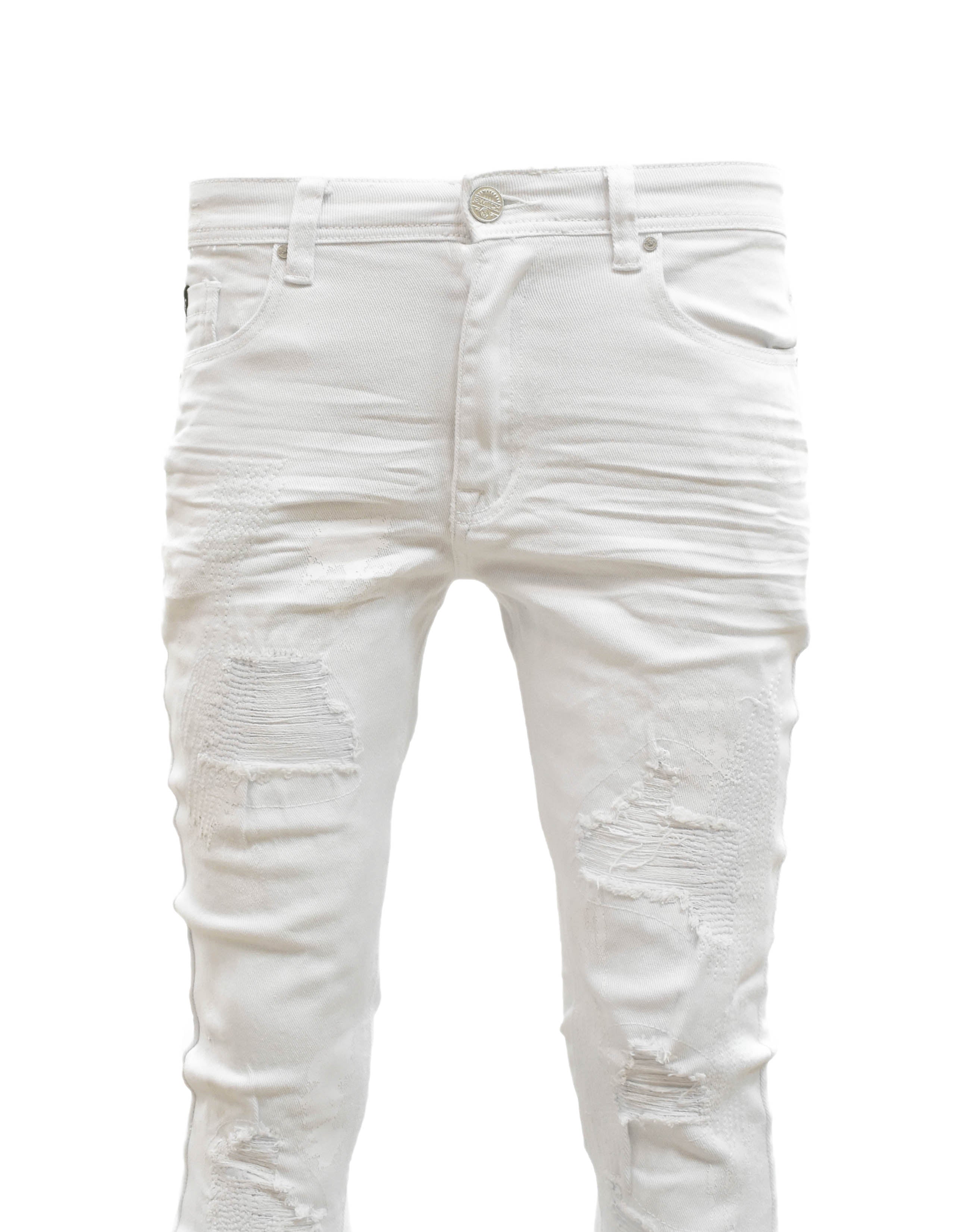 S2619 Stitch Paint Denim