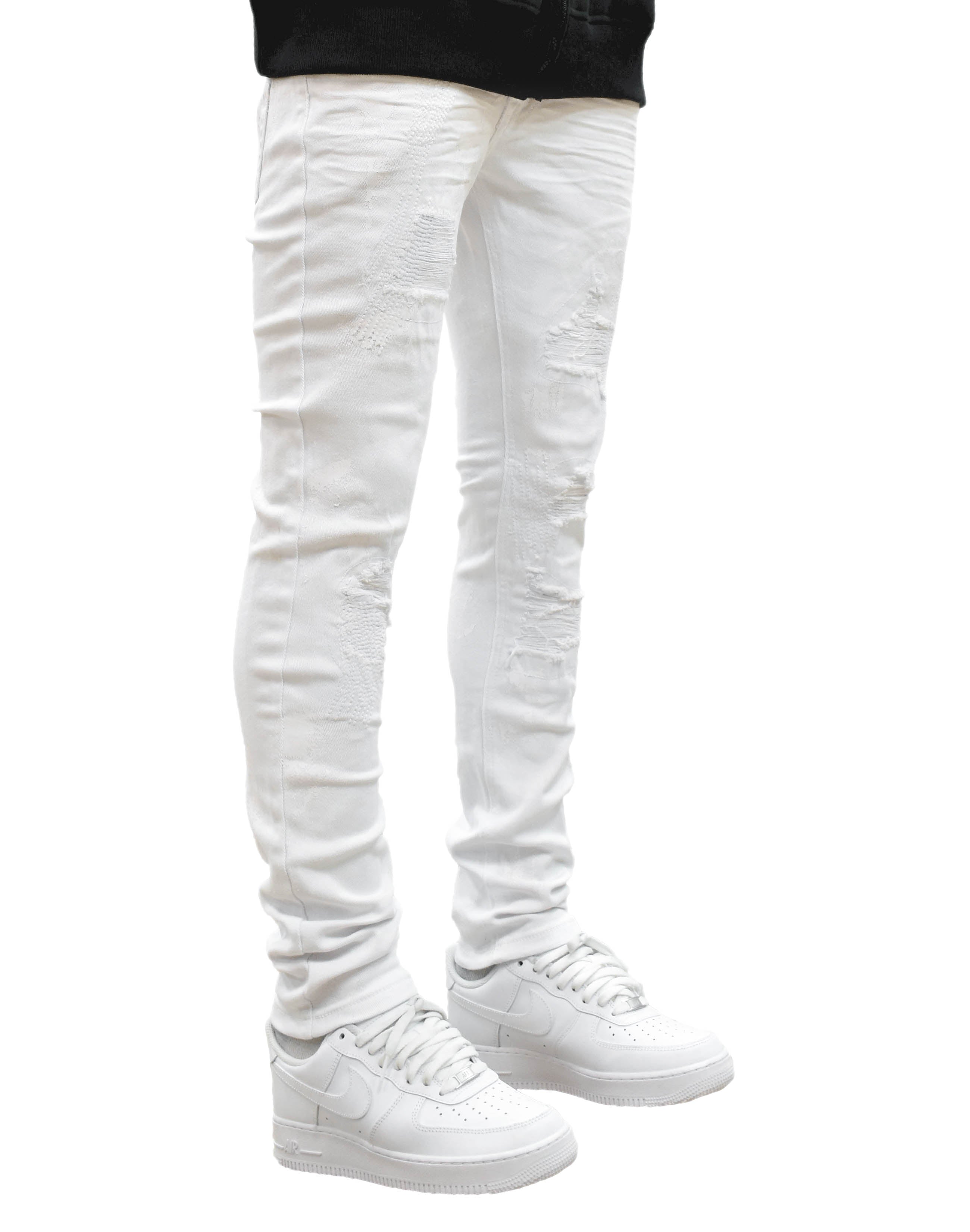 S2619 Stitch Paint Denim