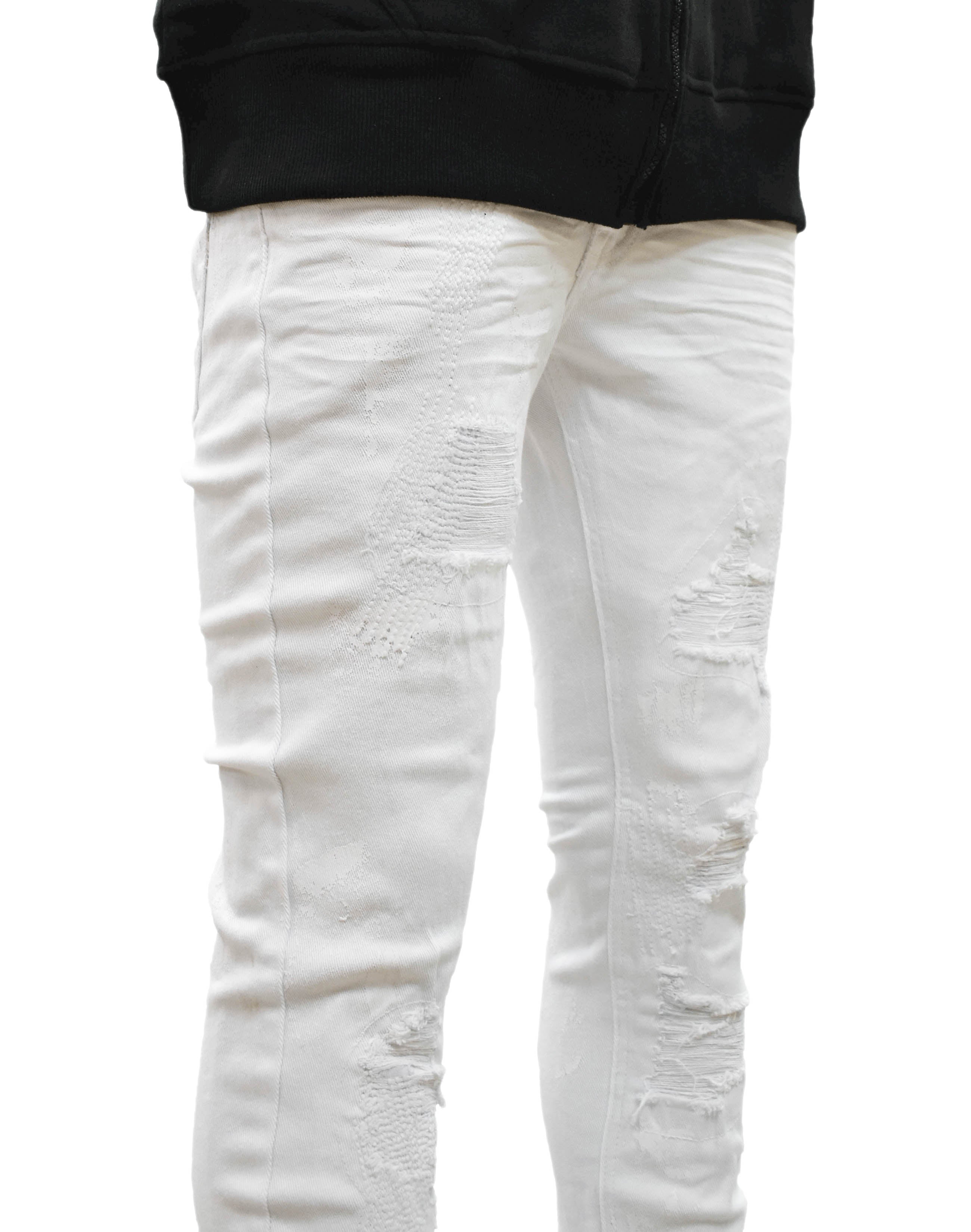 S2619 Stitch Paint Denim