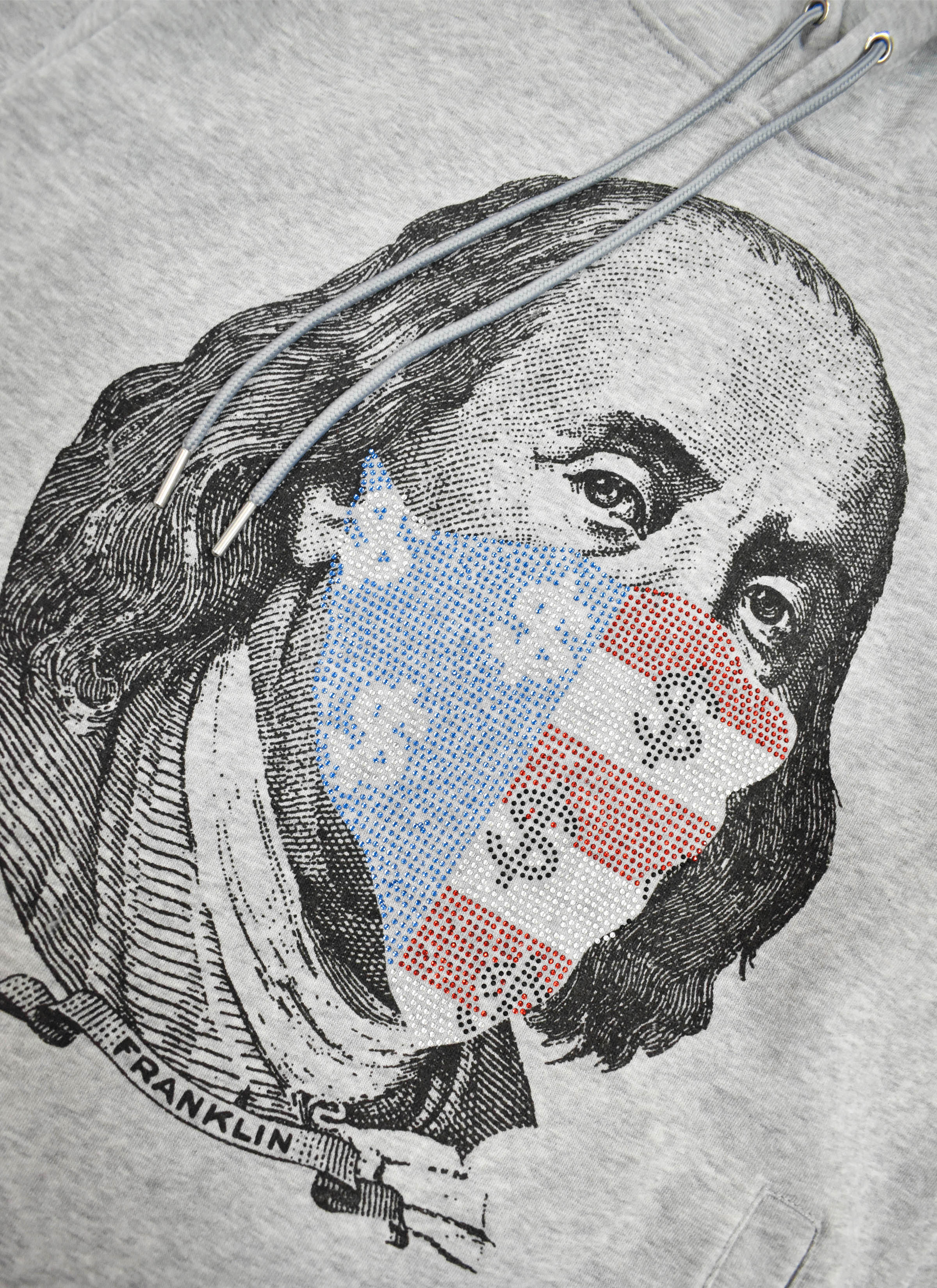 Ben Franklin Rhinestone Hoodie