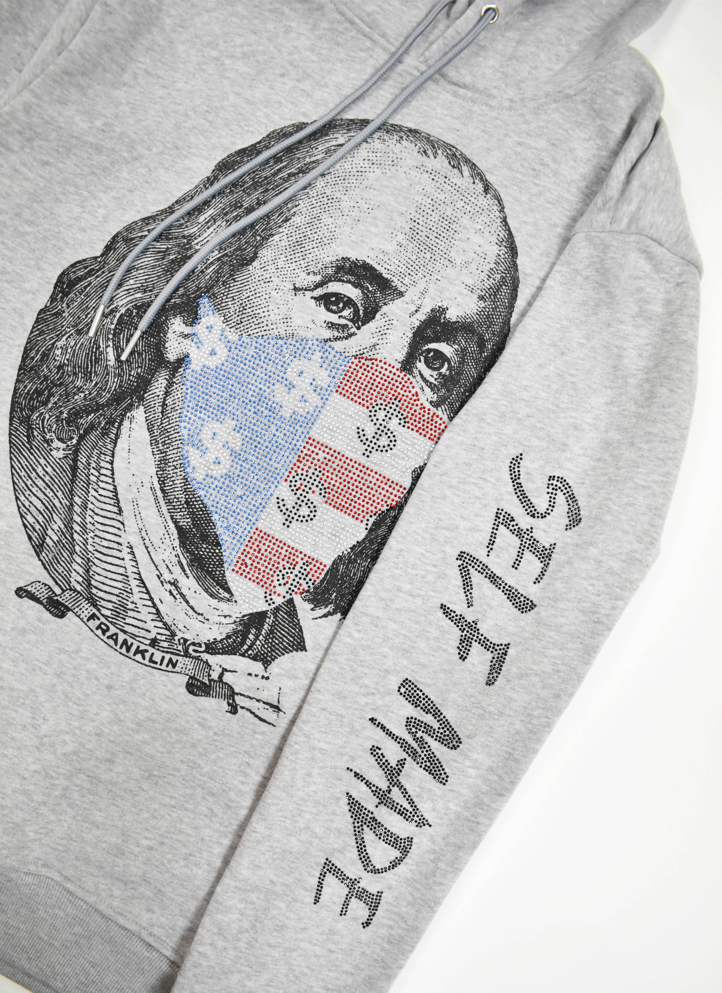 Ben Franklin Rhinestone Hoodie