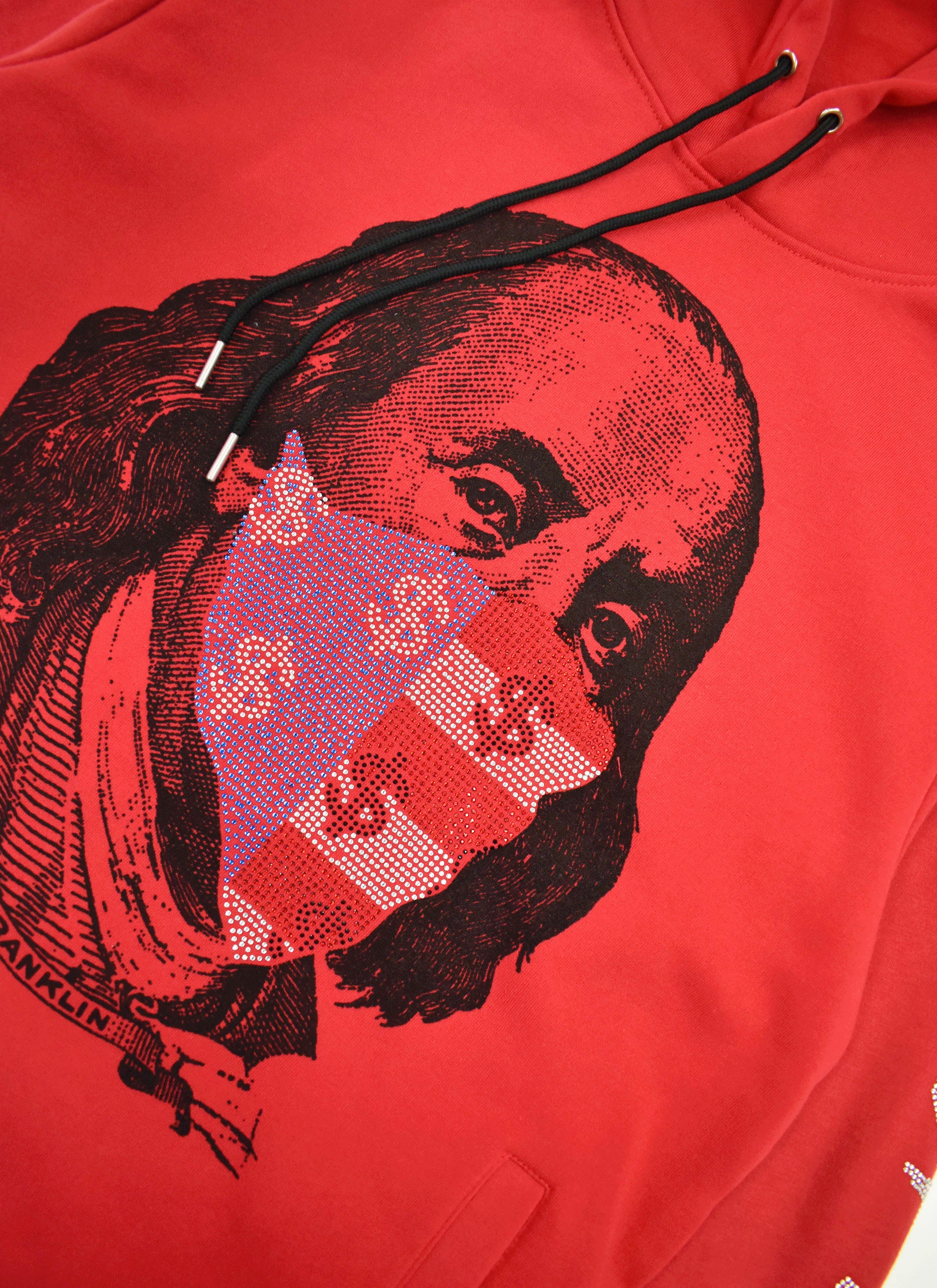 Ben Franklin Rhinestone Hoodie