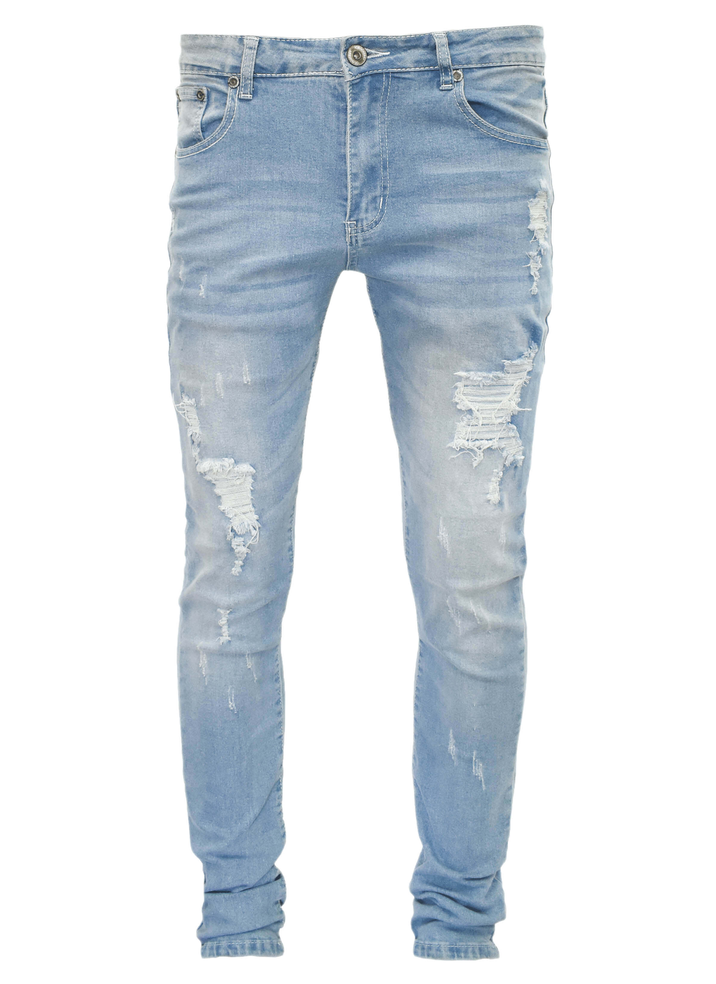 MS11319 Ripped Fade Denim