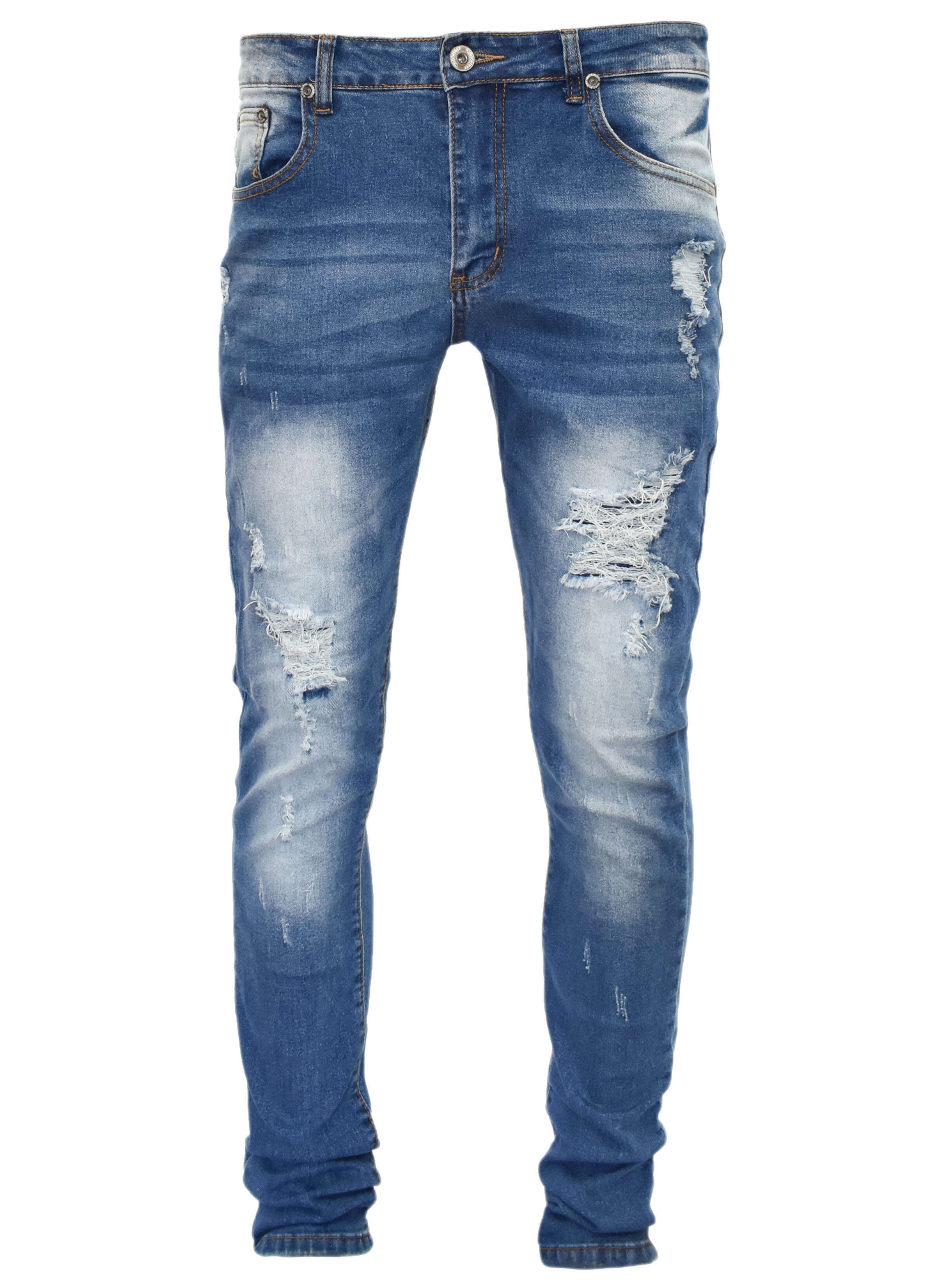 MS11319 Ripped Fade Denim