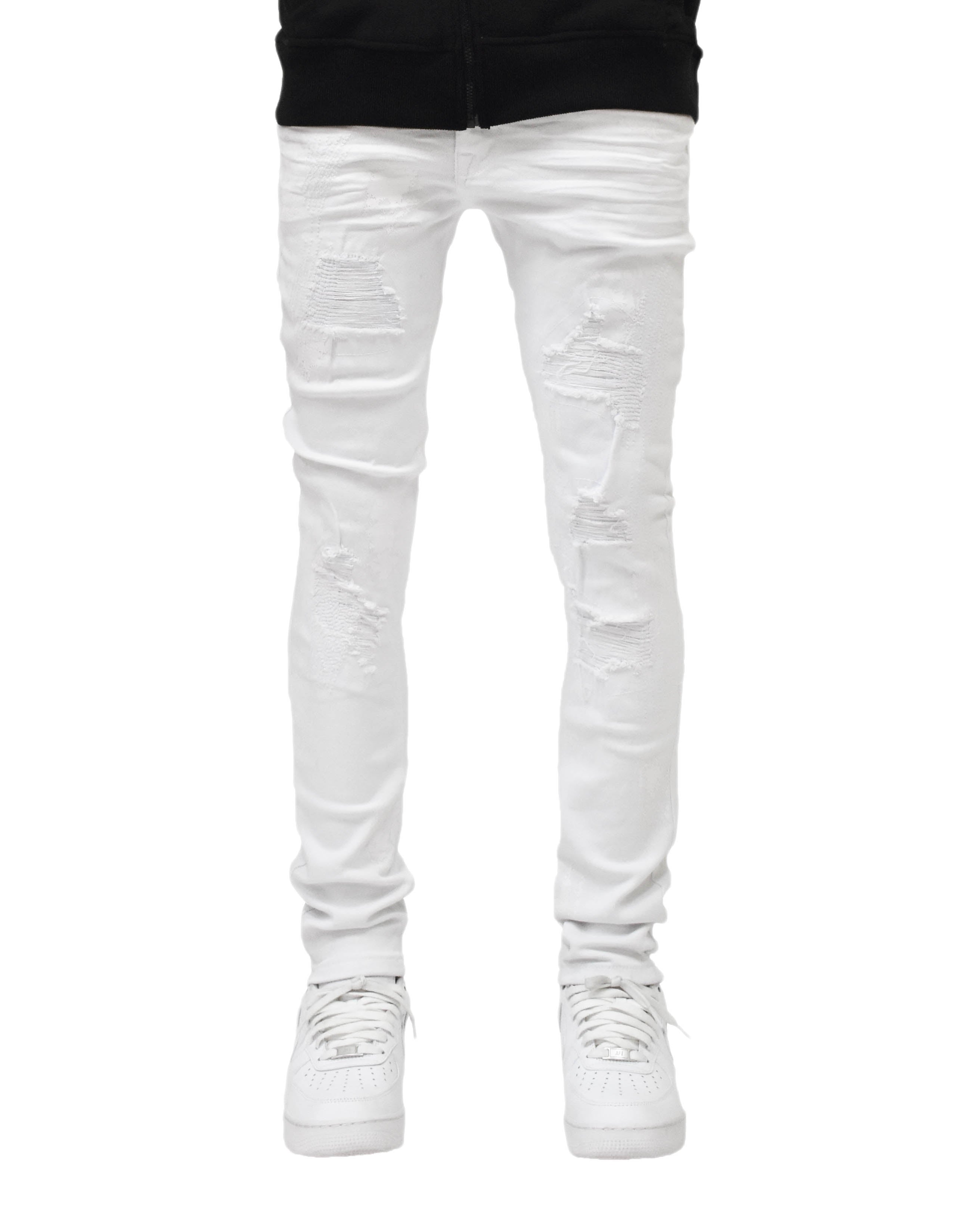 S2619 Stitch Paint Denim