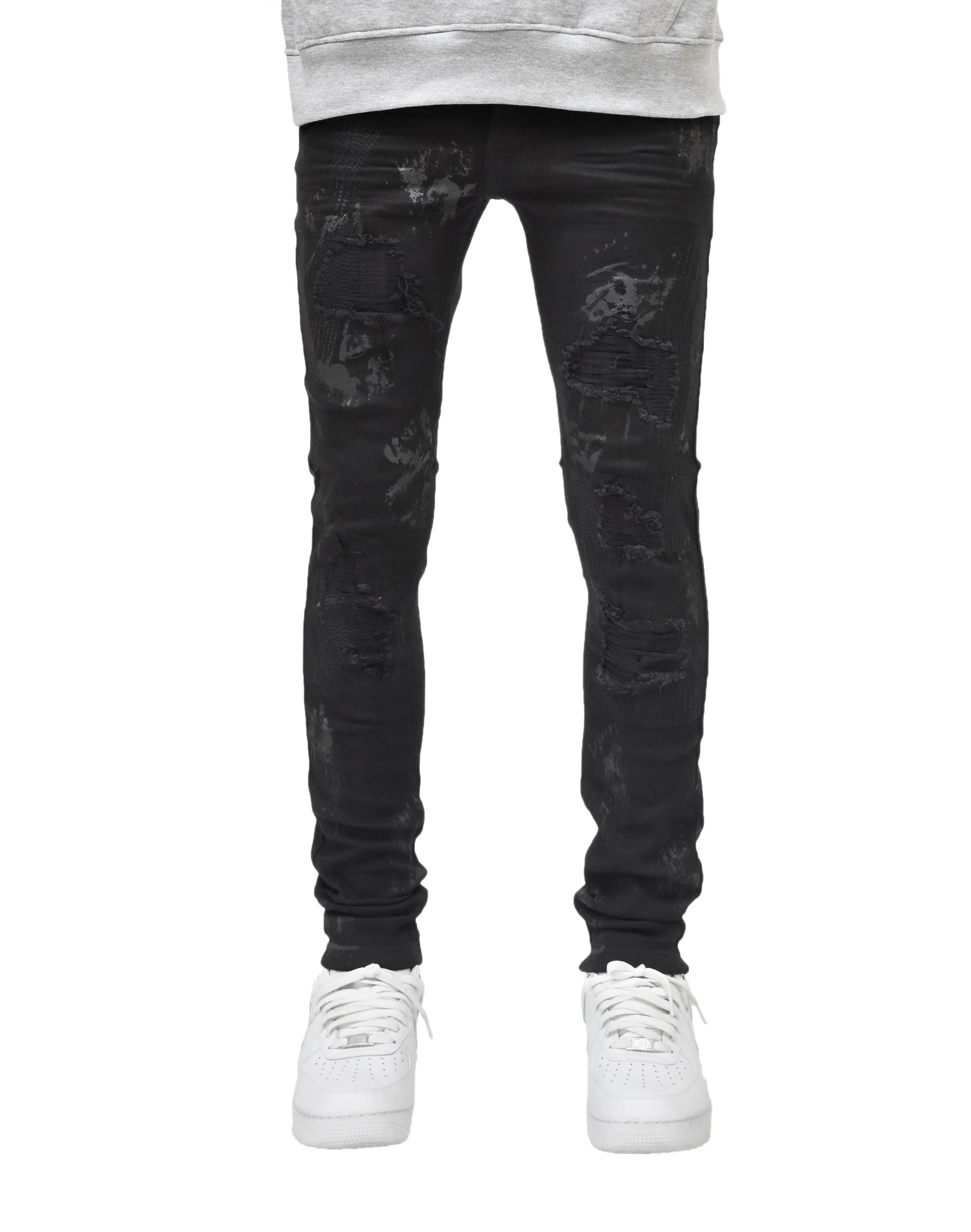 S2619 Stitch Paint Denim