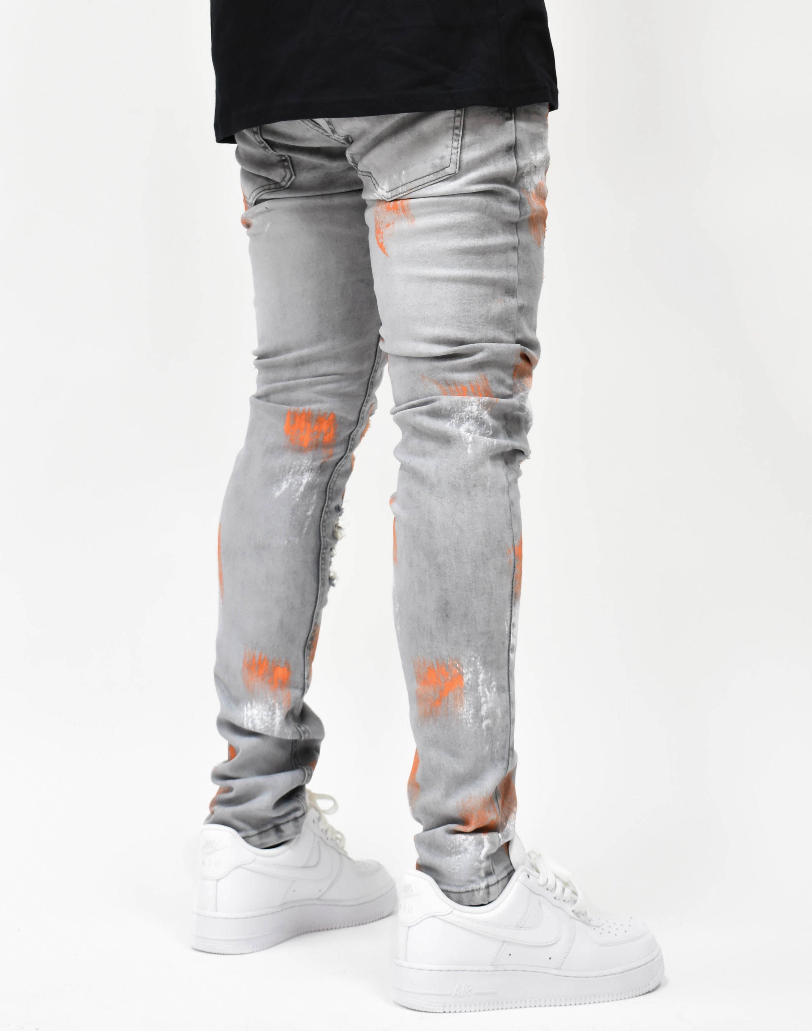 S2619 Stitch Paint Denim