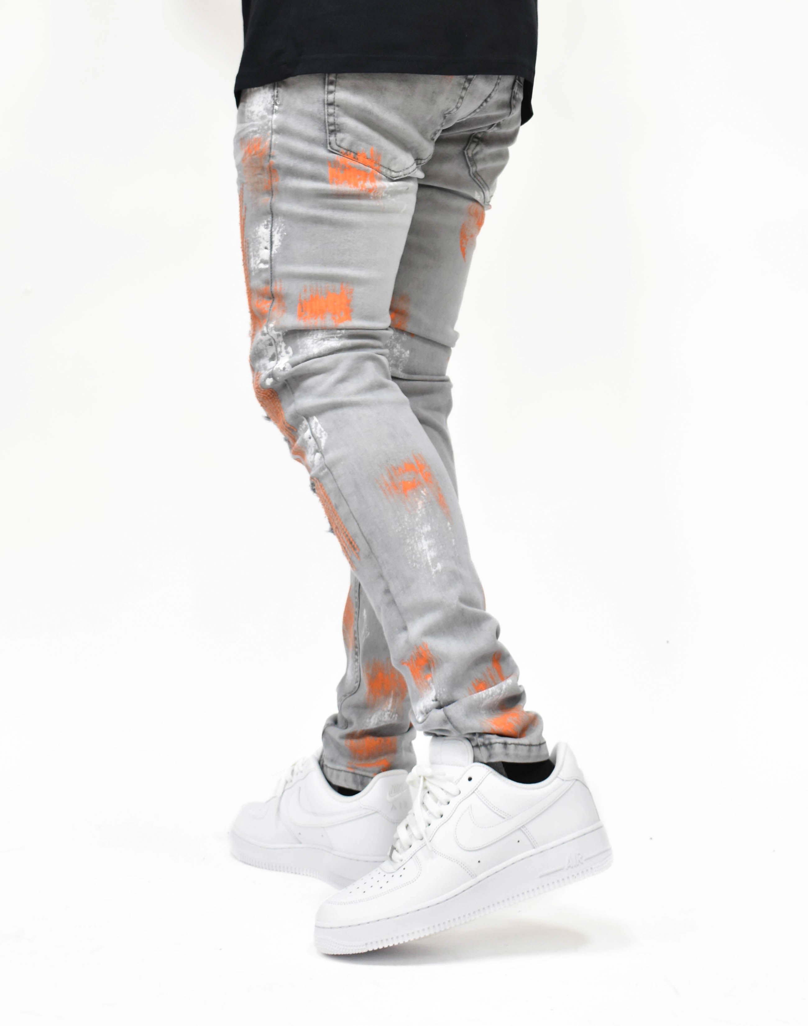 S2619 Stitch Paint Denim