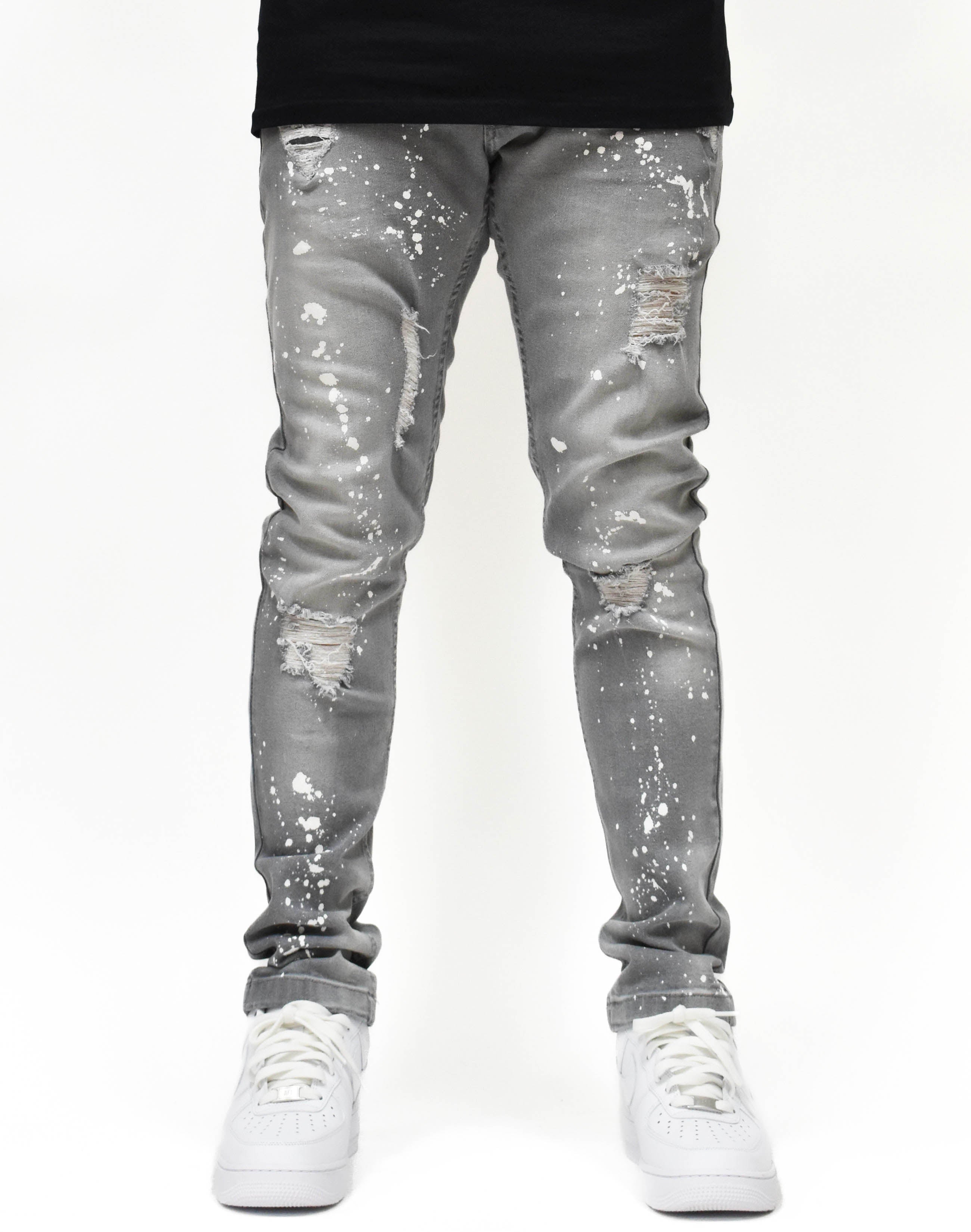 S81010 Ripped Paint Denim