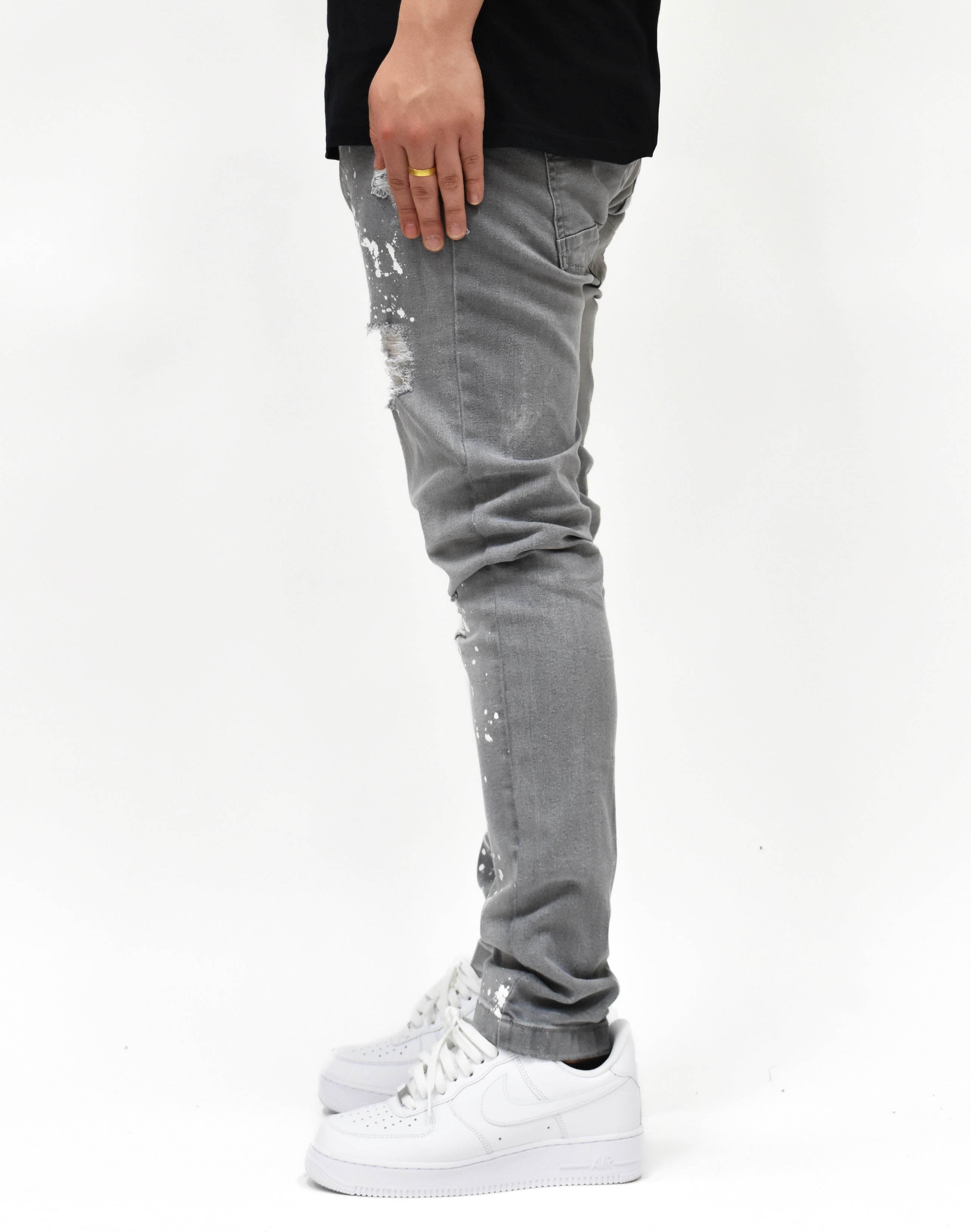 S81010 Ripped Paint Denim