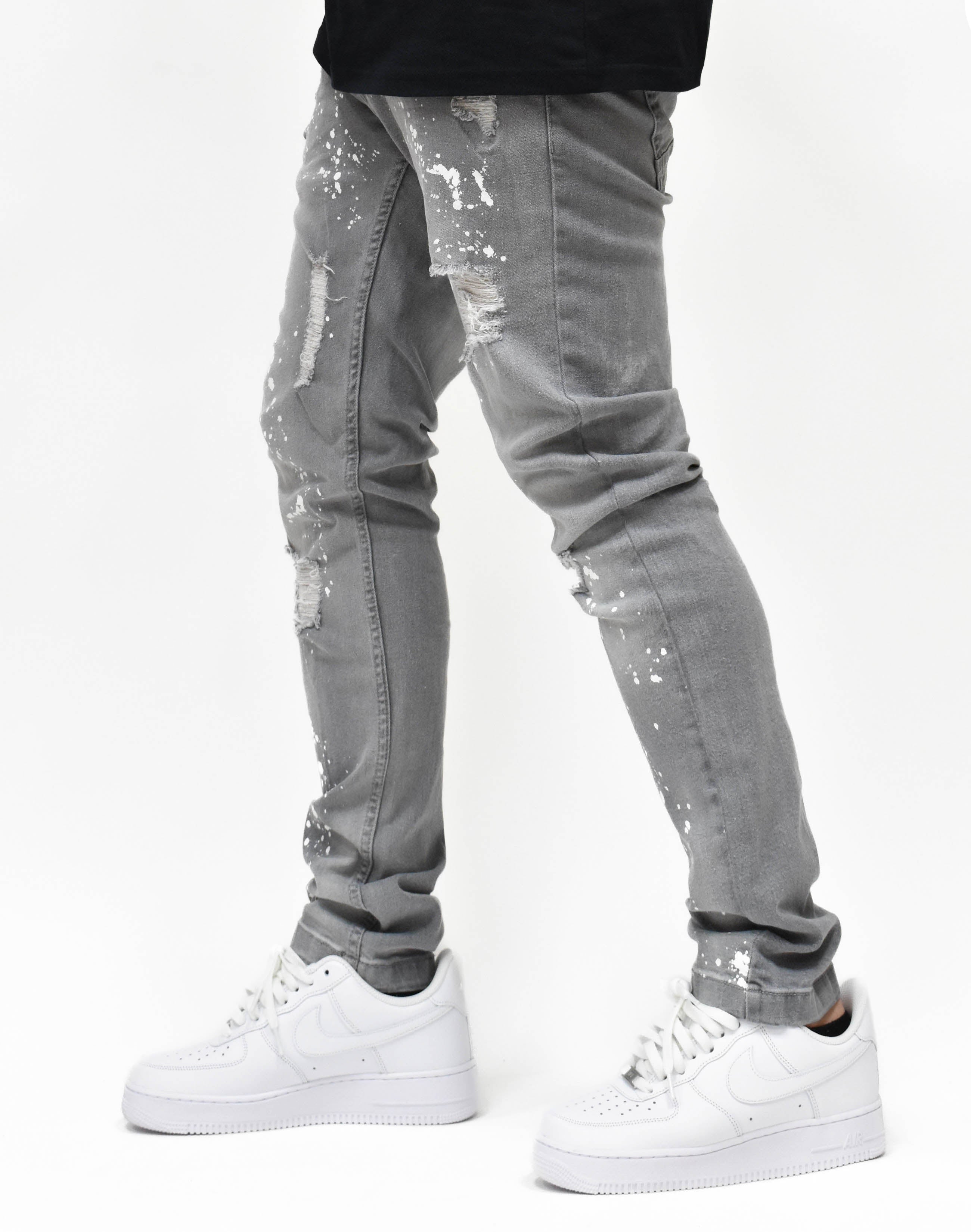 S81010 Ripped Paint Denim