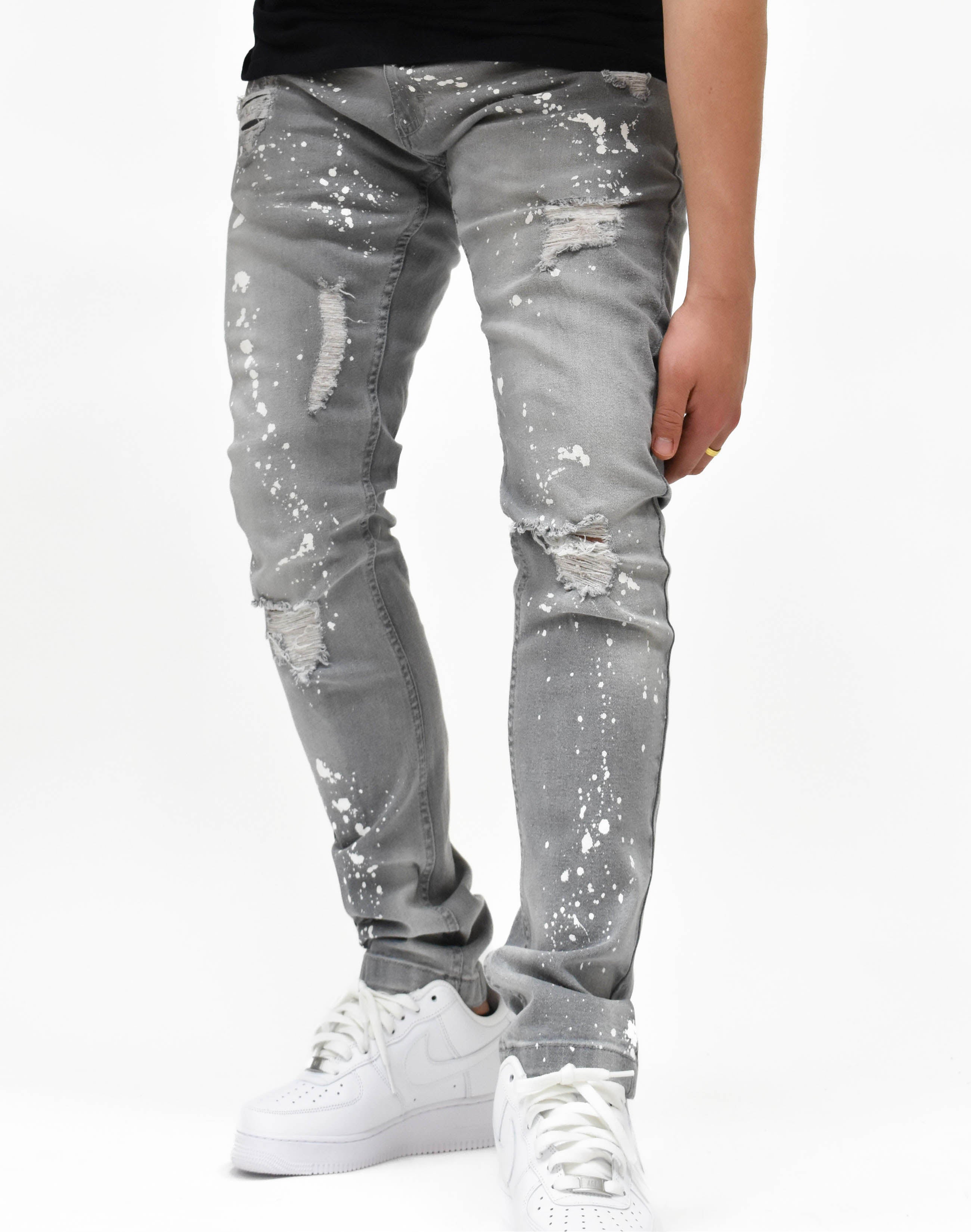 S81010 Ripped Paint Denim