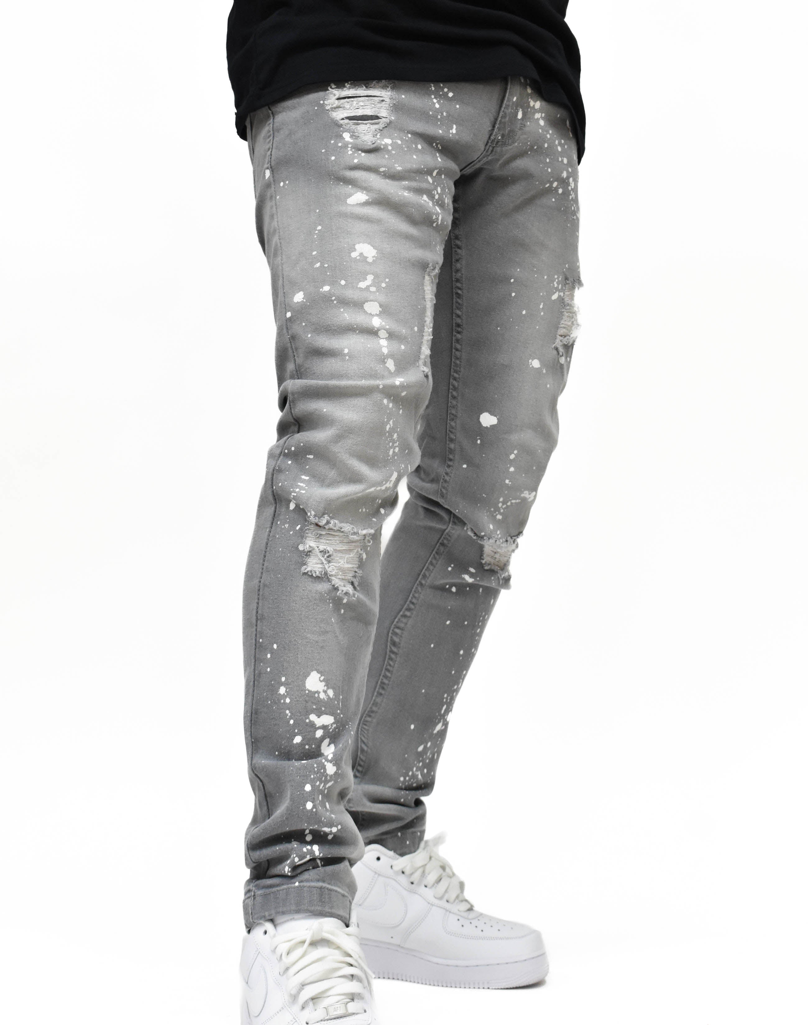 S81010 Ripped Paint Denim