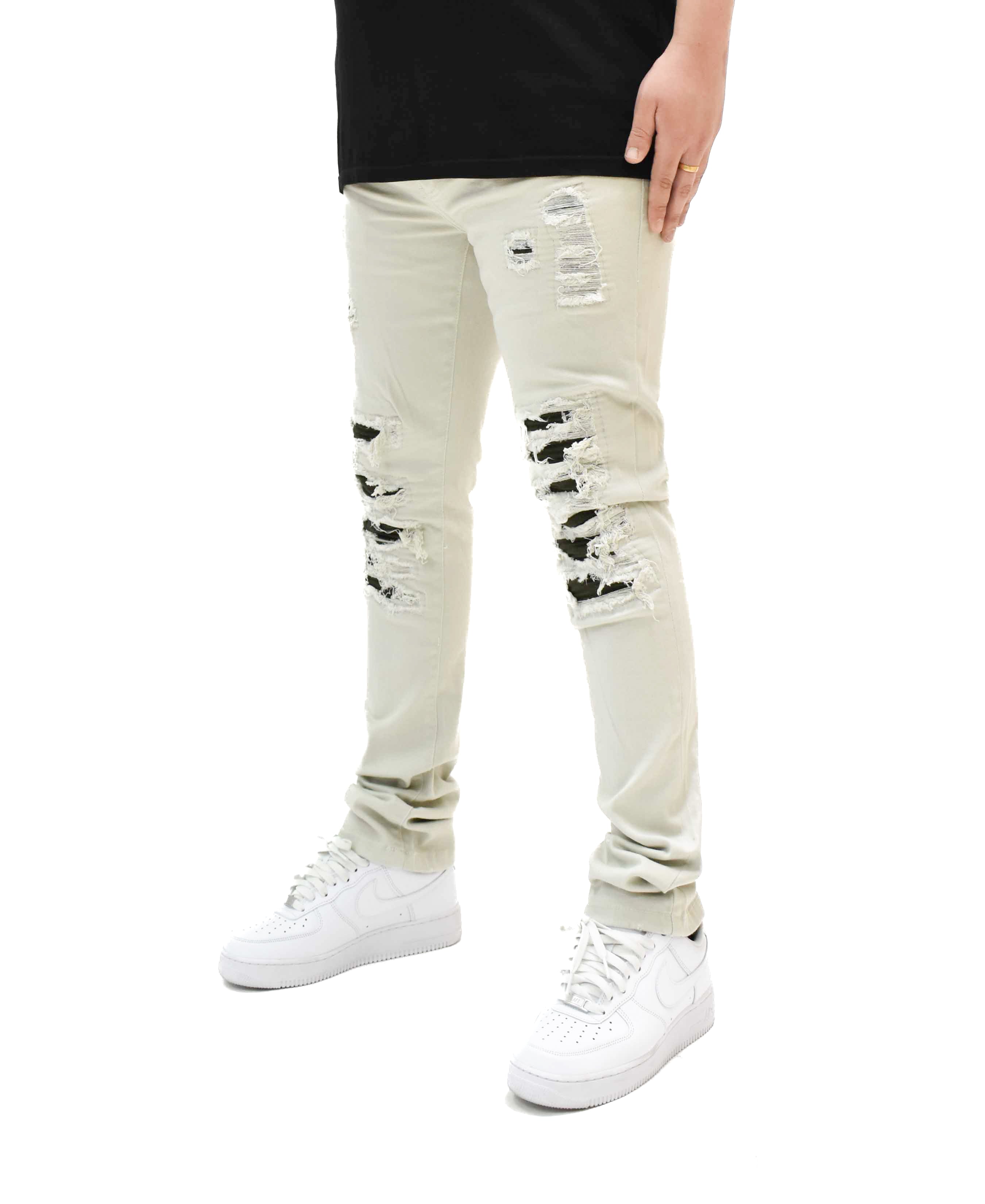 EV33901 Panel Ripped Denim