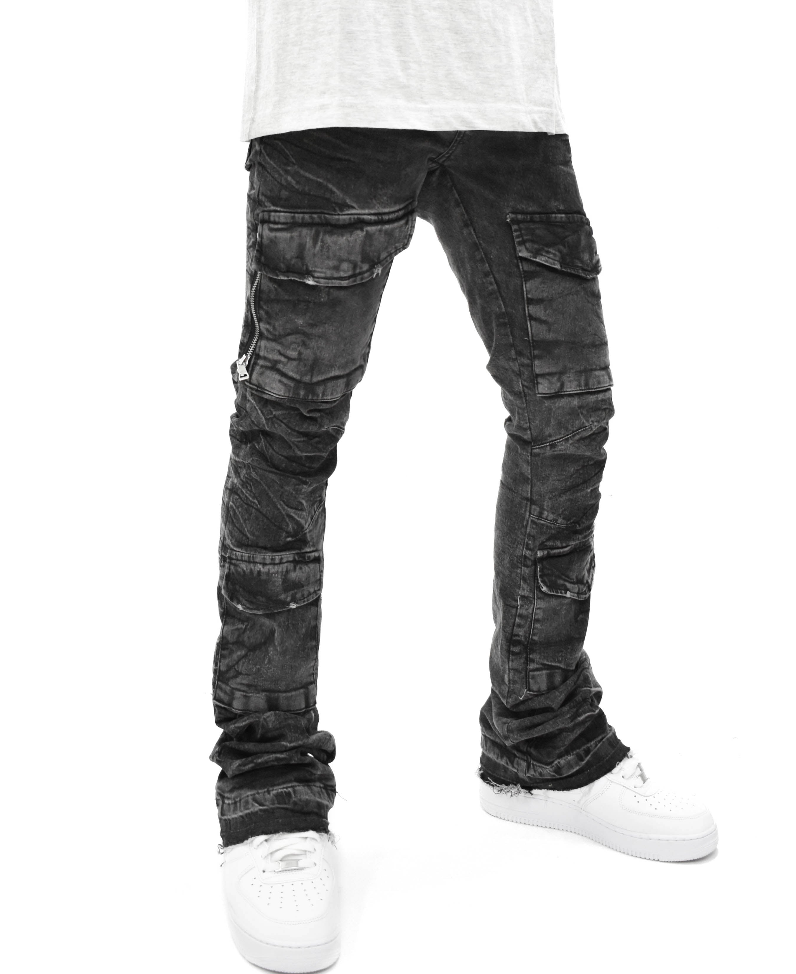 FW33288 Pocket Stacked Denim