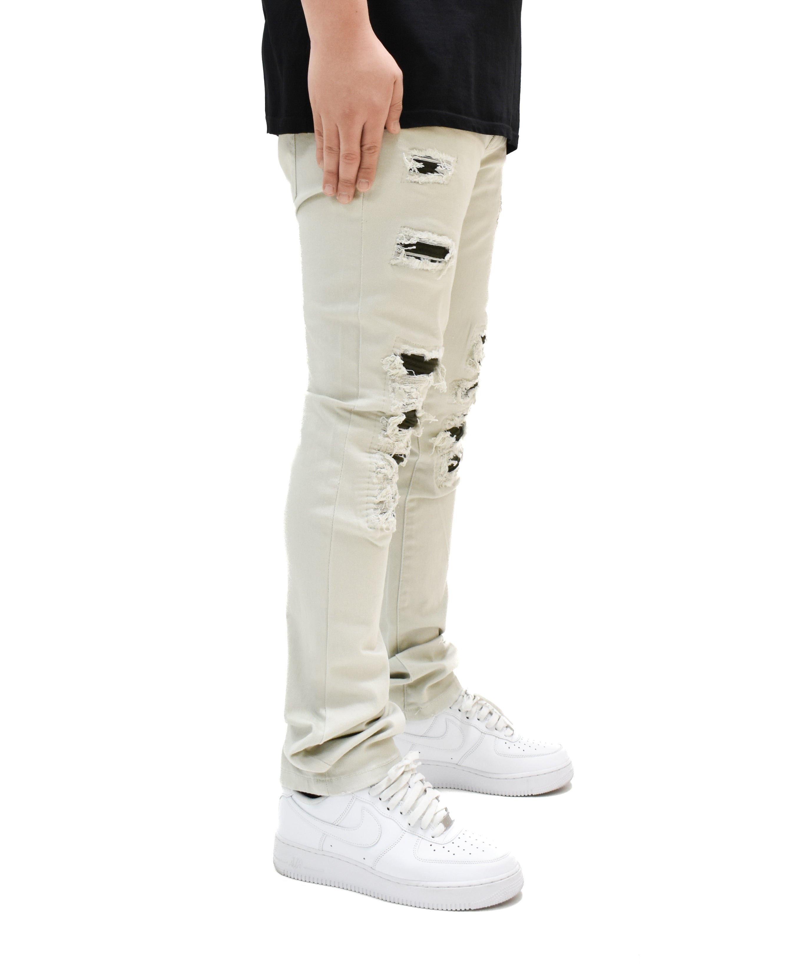 EV33901 Panel Ripped Denim