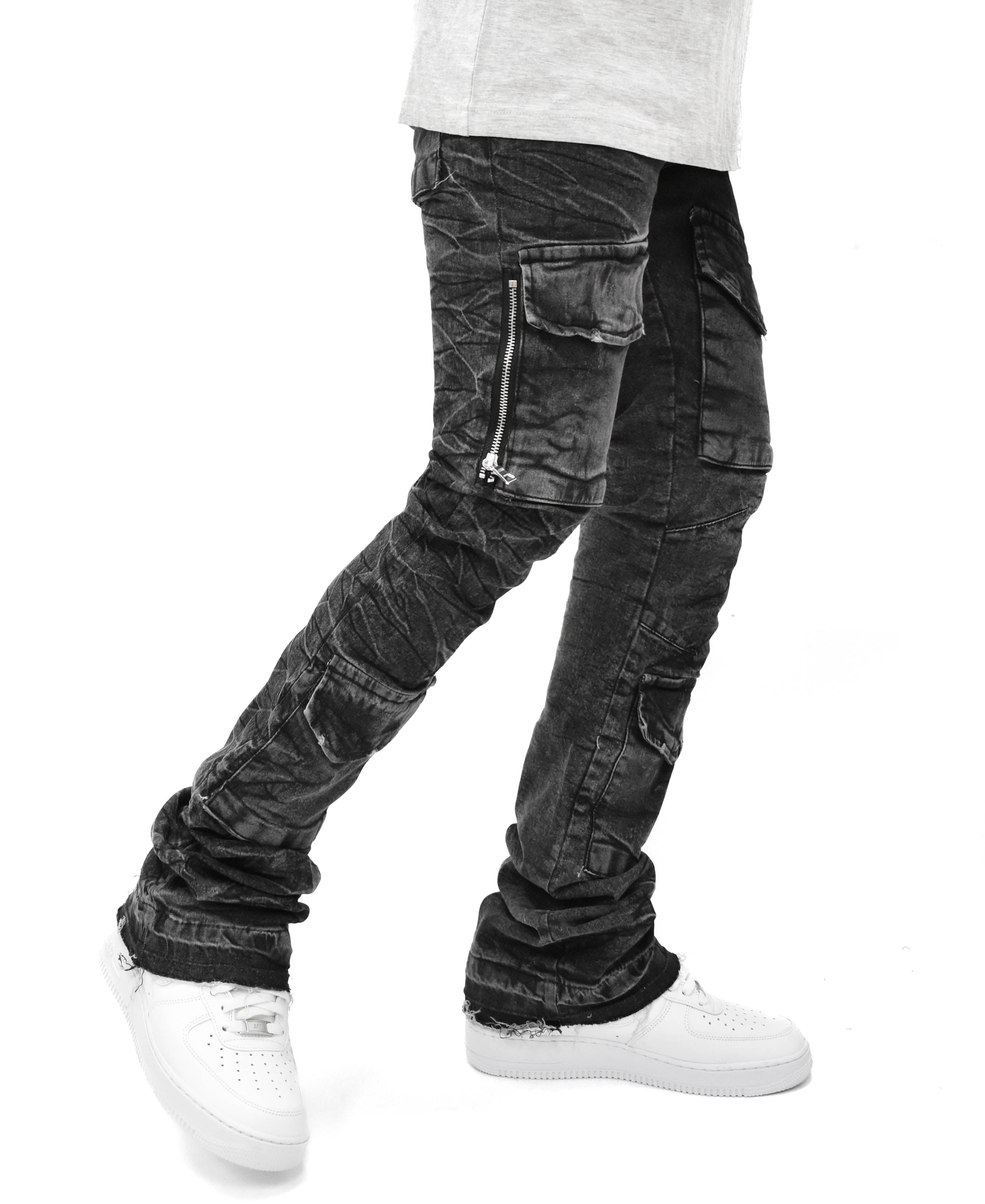 FW33288 Pocket Stacked Denim