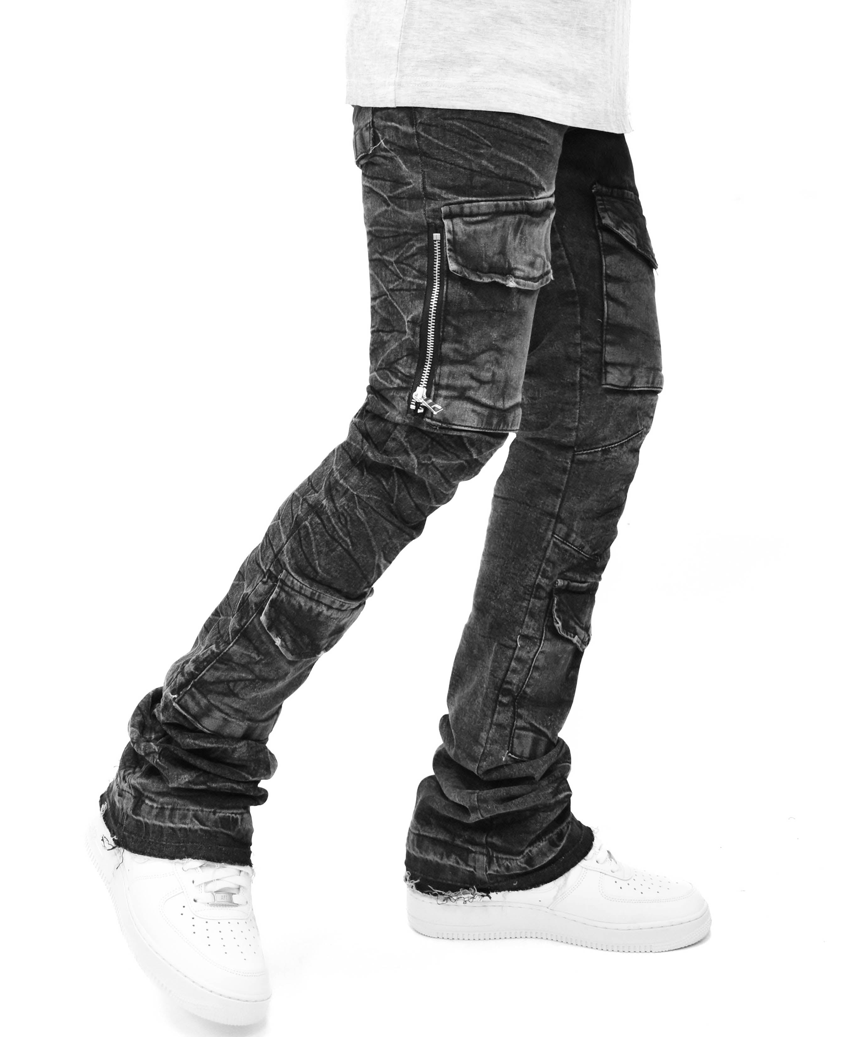 FW33288 Pocket Stacked Denim