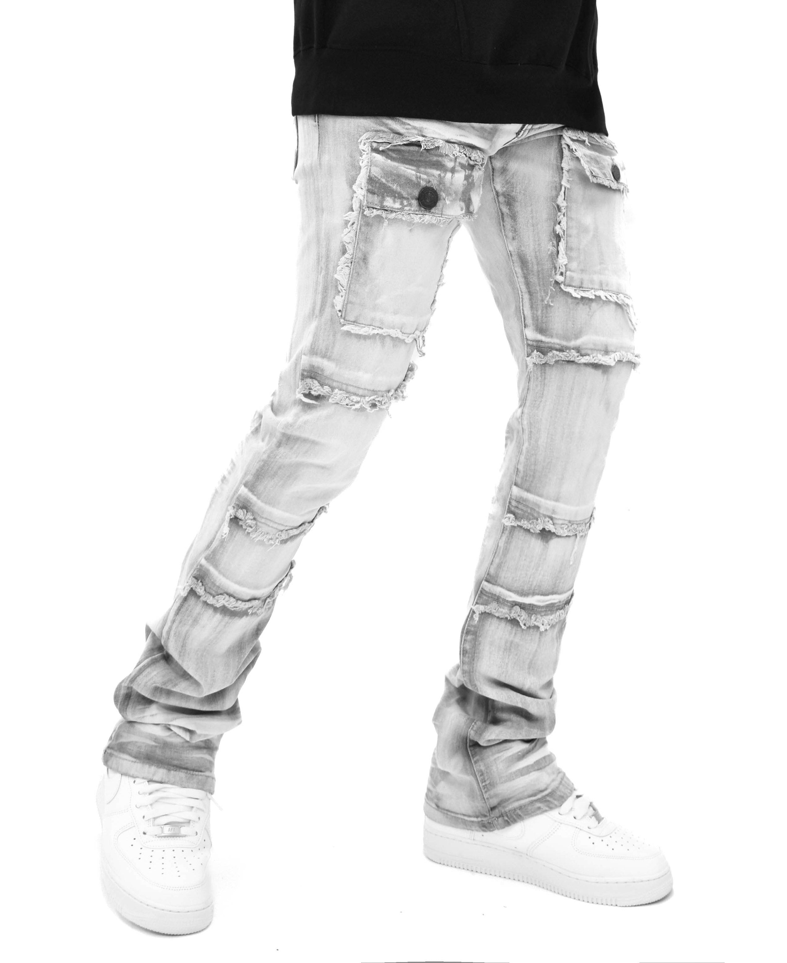 S3020 Pocket Stacked Denim