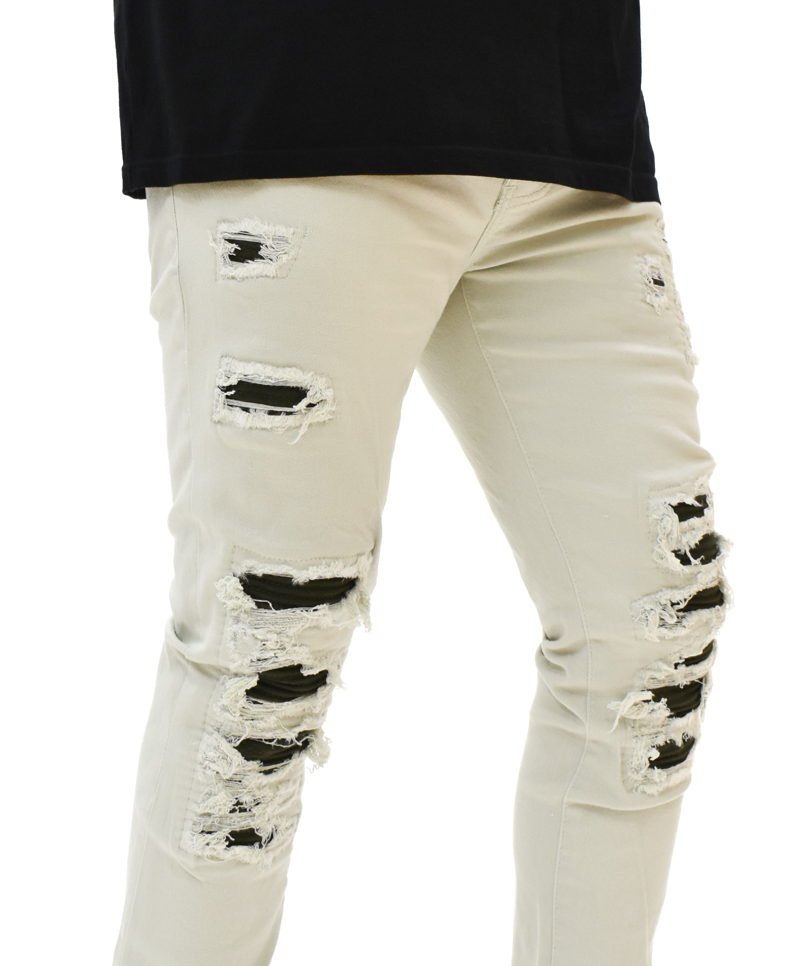 EV33901 Panel Ripped Denim