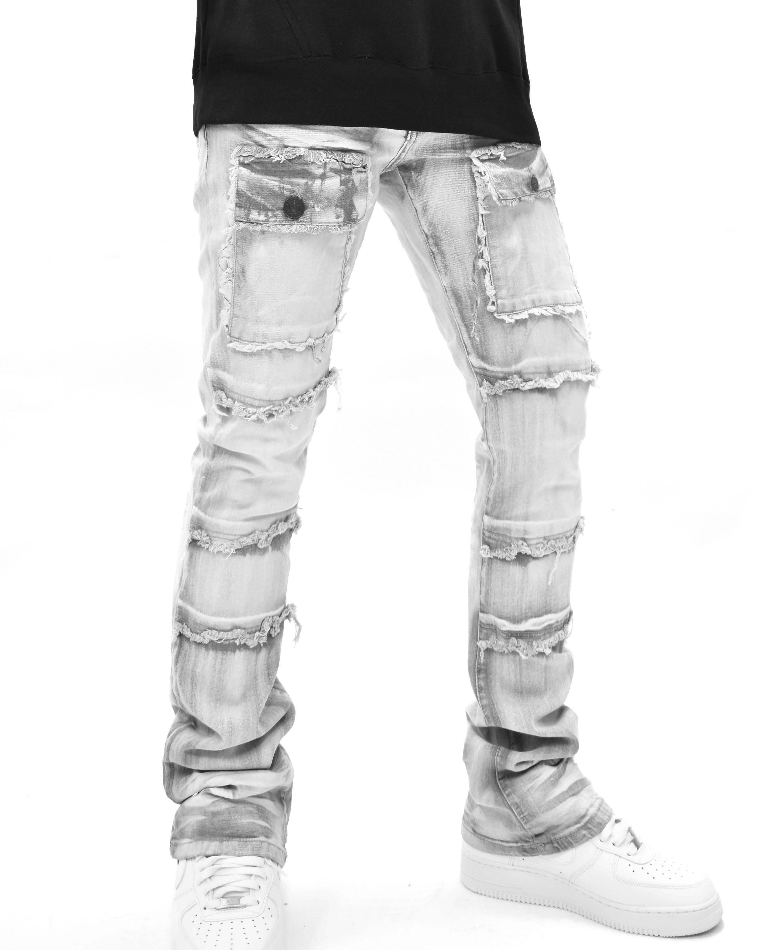 S3020 Pocket Stacked Denim