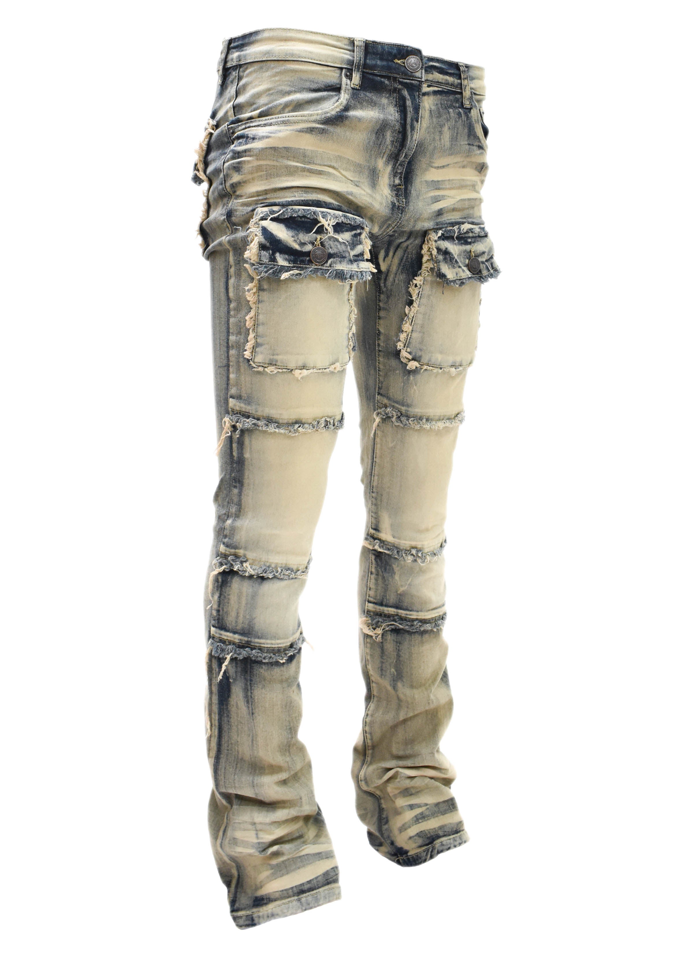 S3020 Pocket Stacked Denim