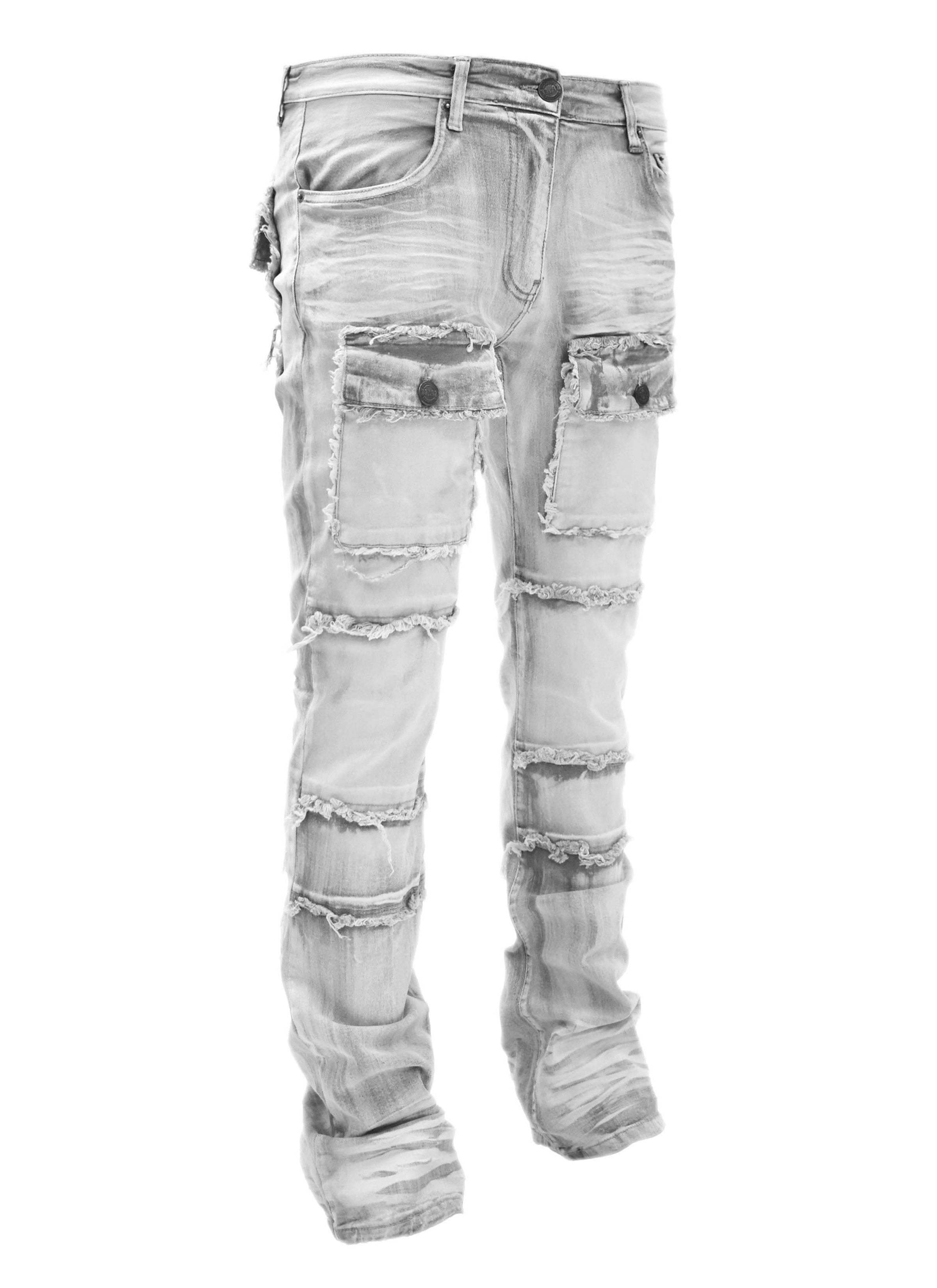 S3020 Pocket Stacked Denim