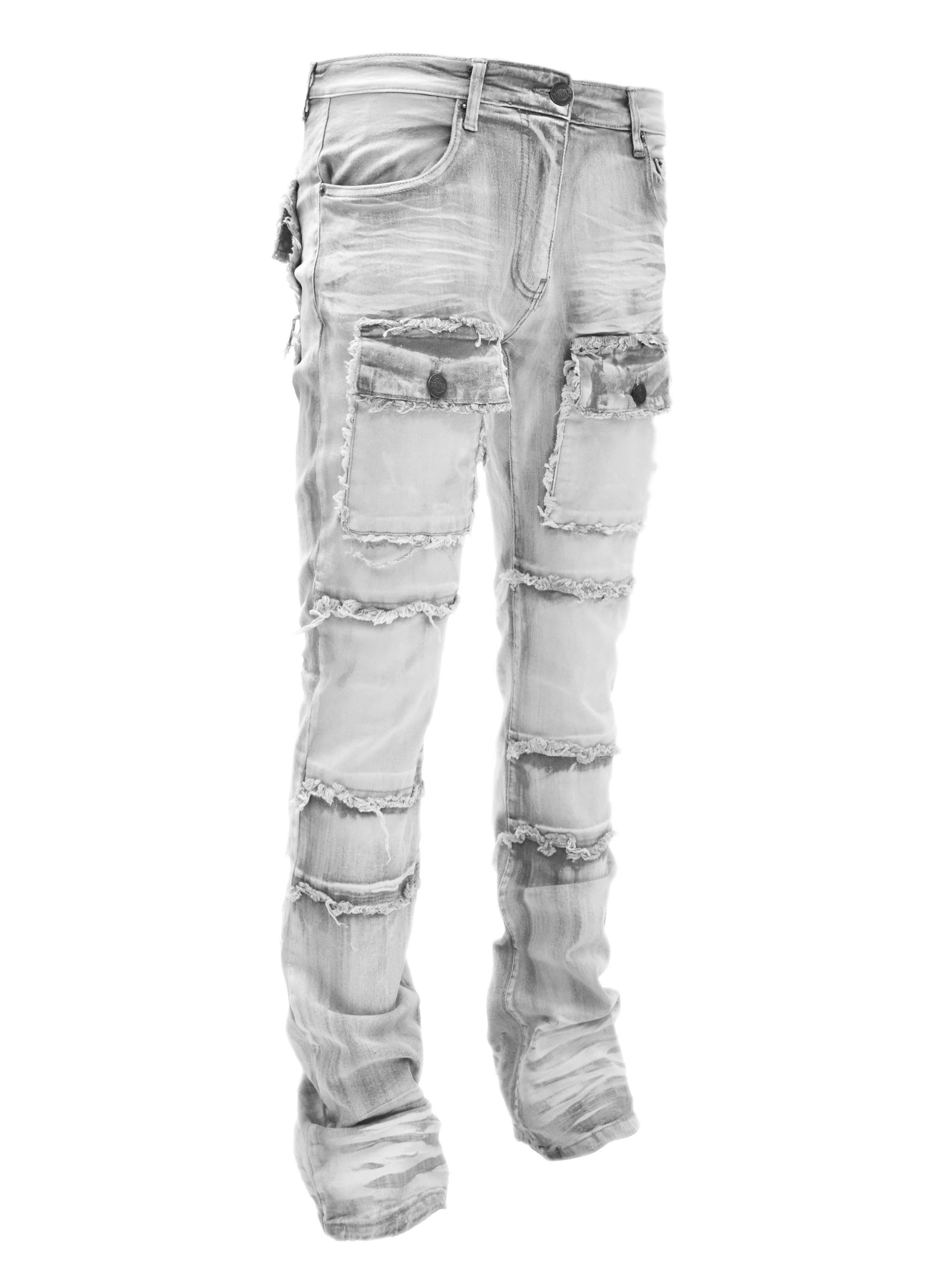 S3020 Pocket Stacked Denim
