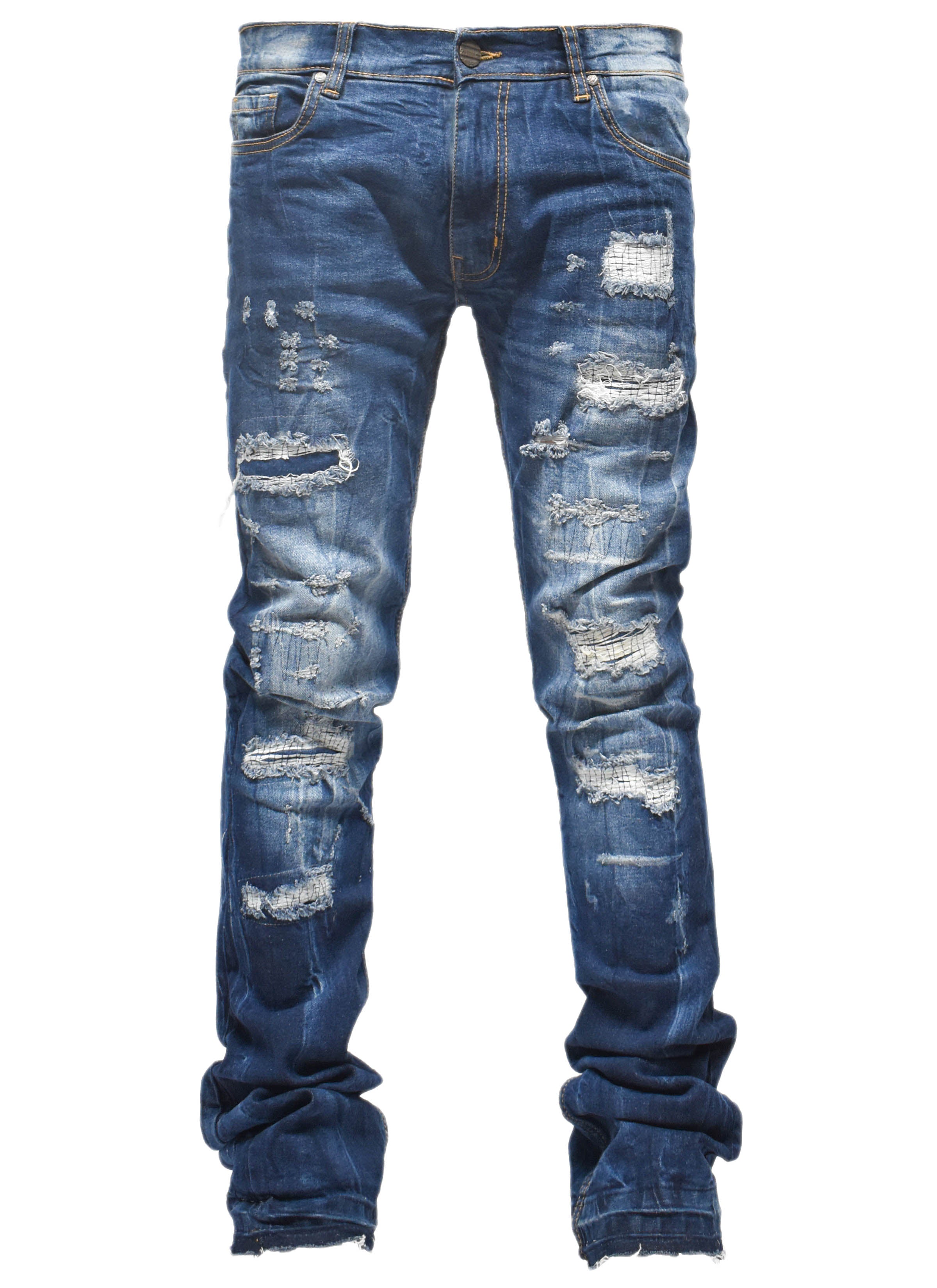 FW33893 Distressed Denim