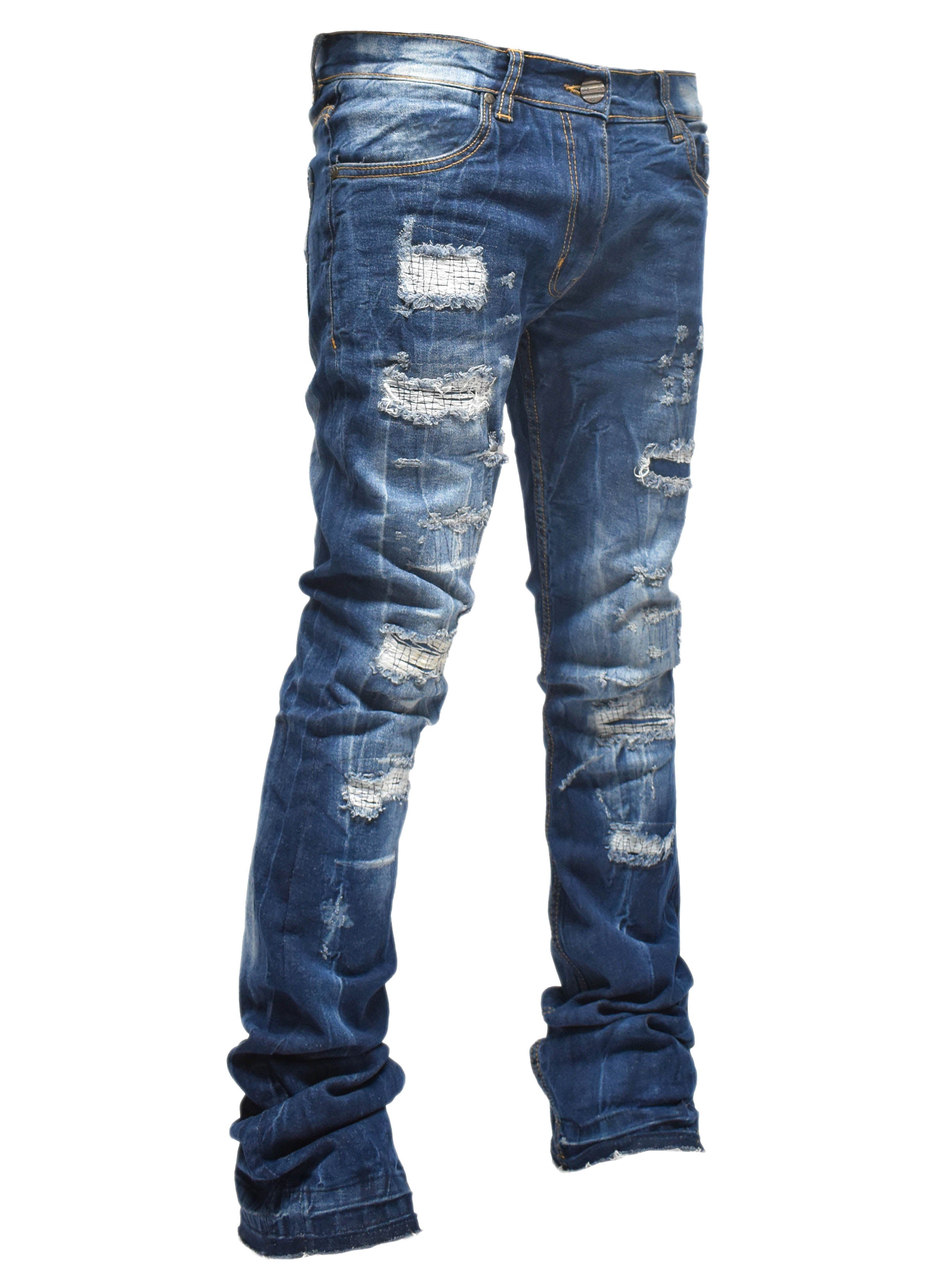 FW33893 Distressed Denim