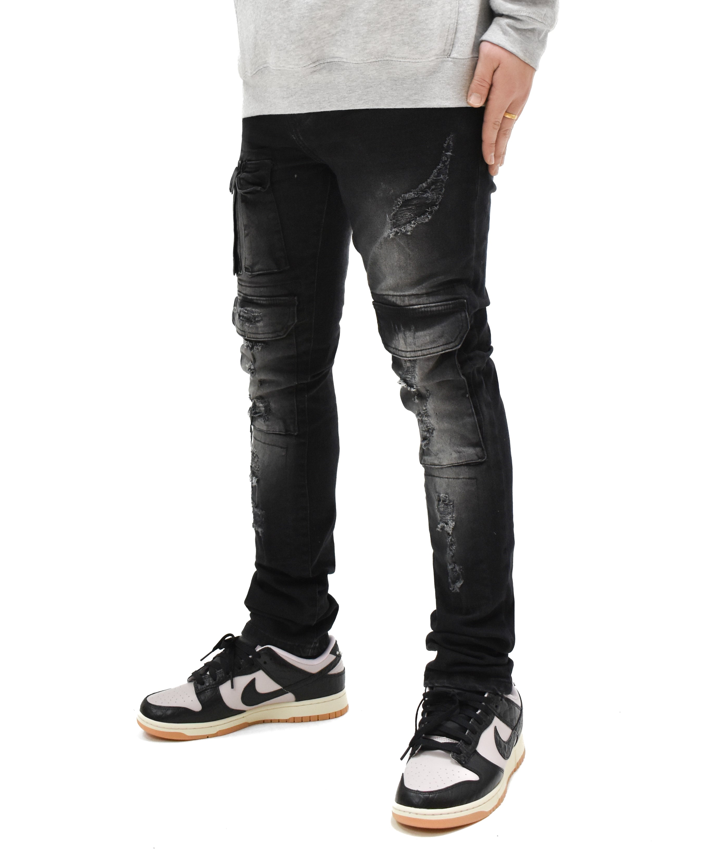 S4415 Ripped Pocket Denim