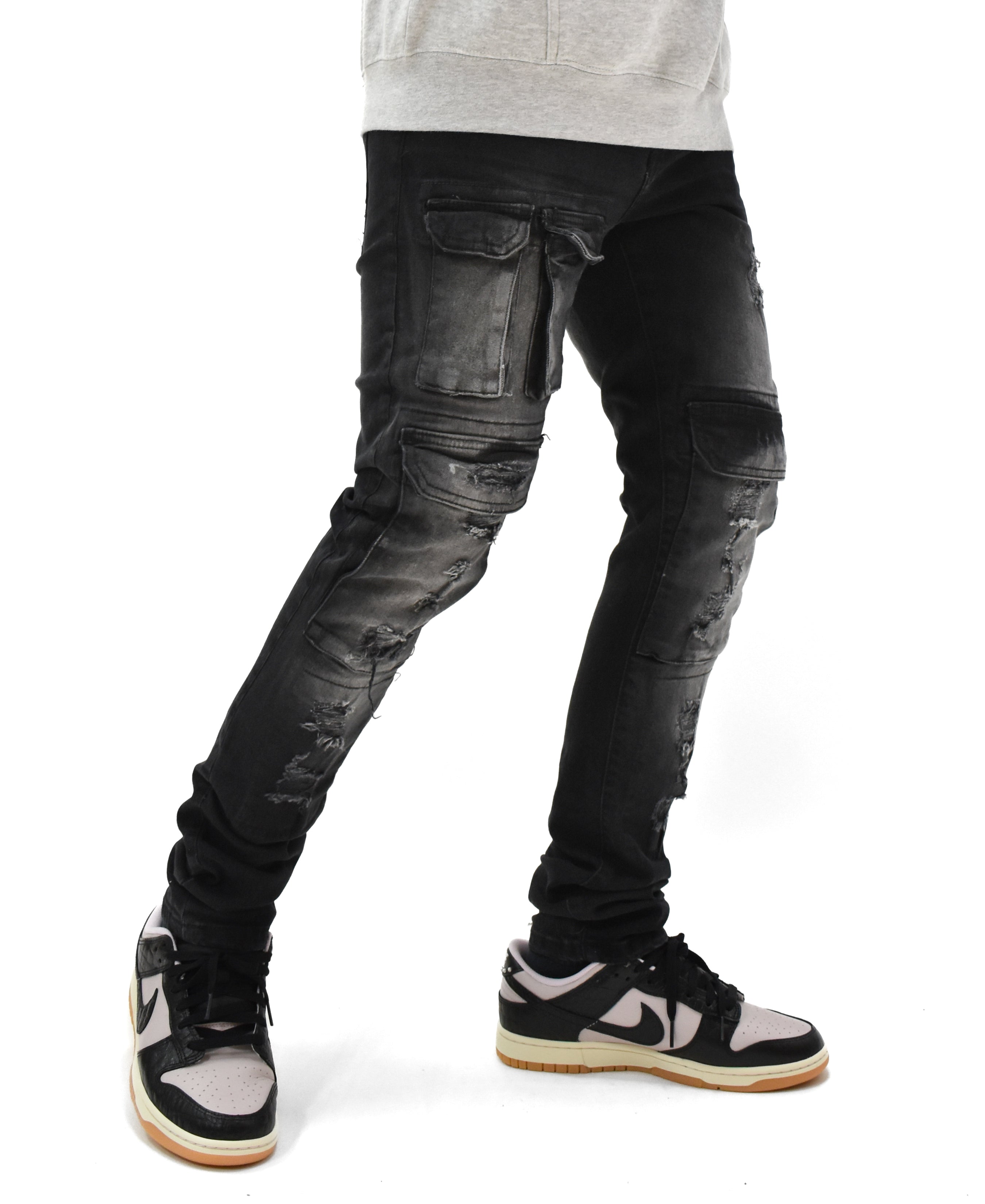 S4415 Ripped Pocket Denim