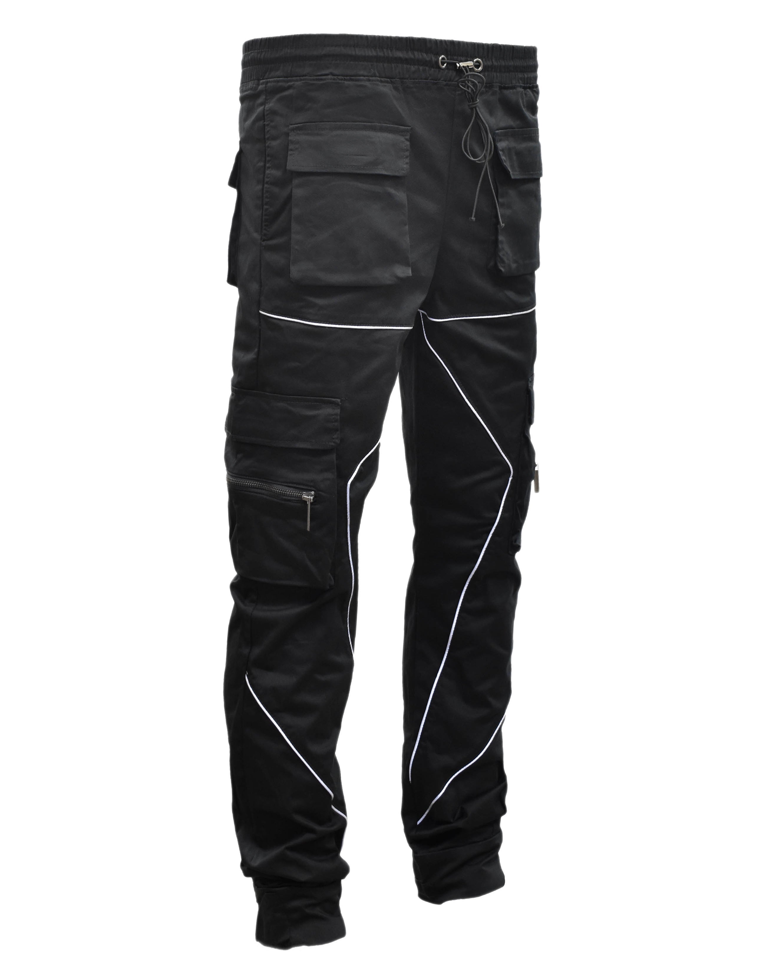 D2002 Reflective Cargo Joggers