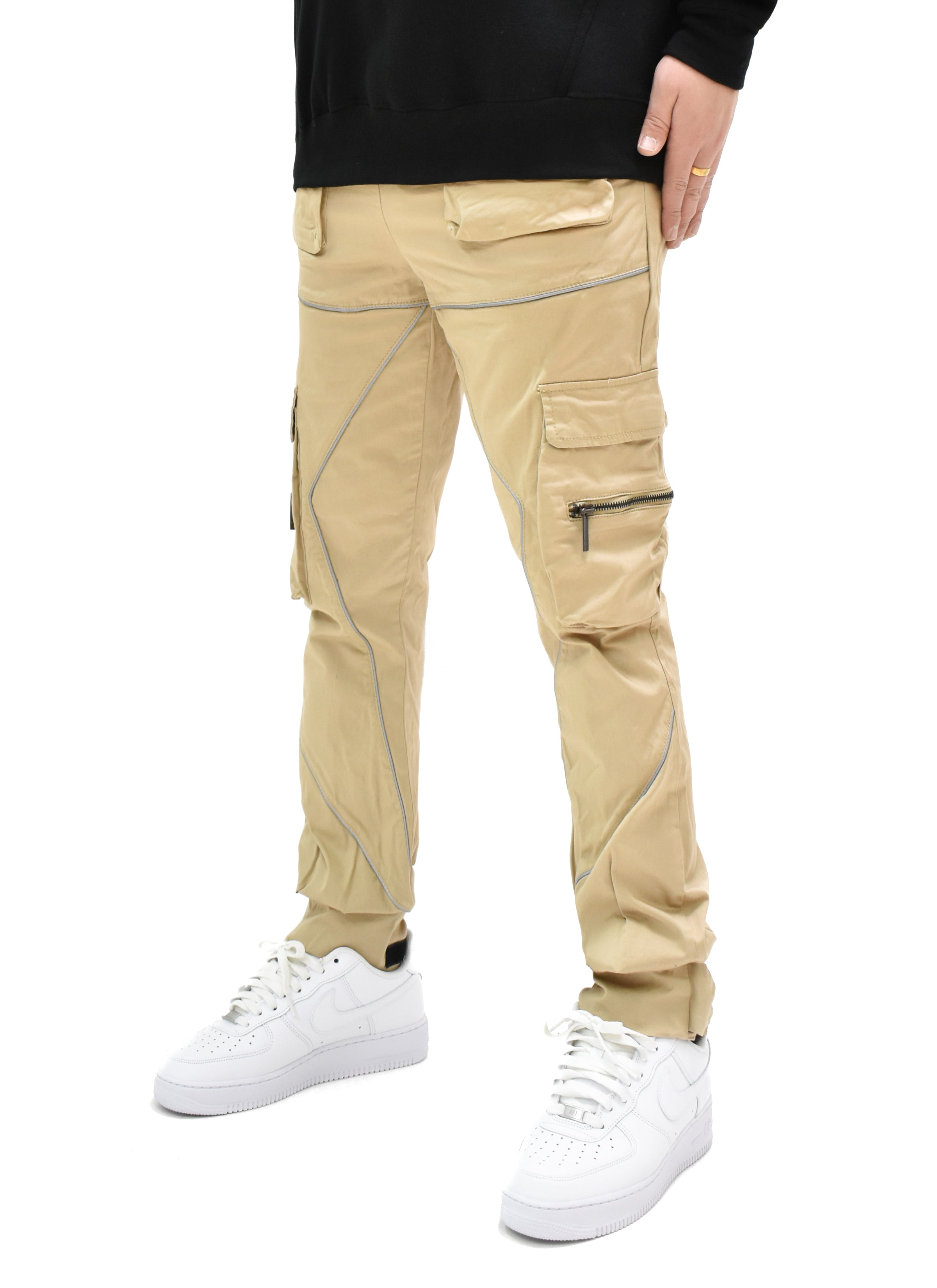 D2002 Reflective Cargo Joggers