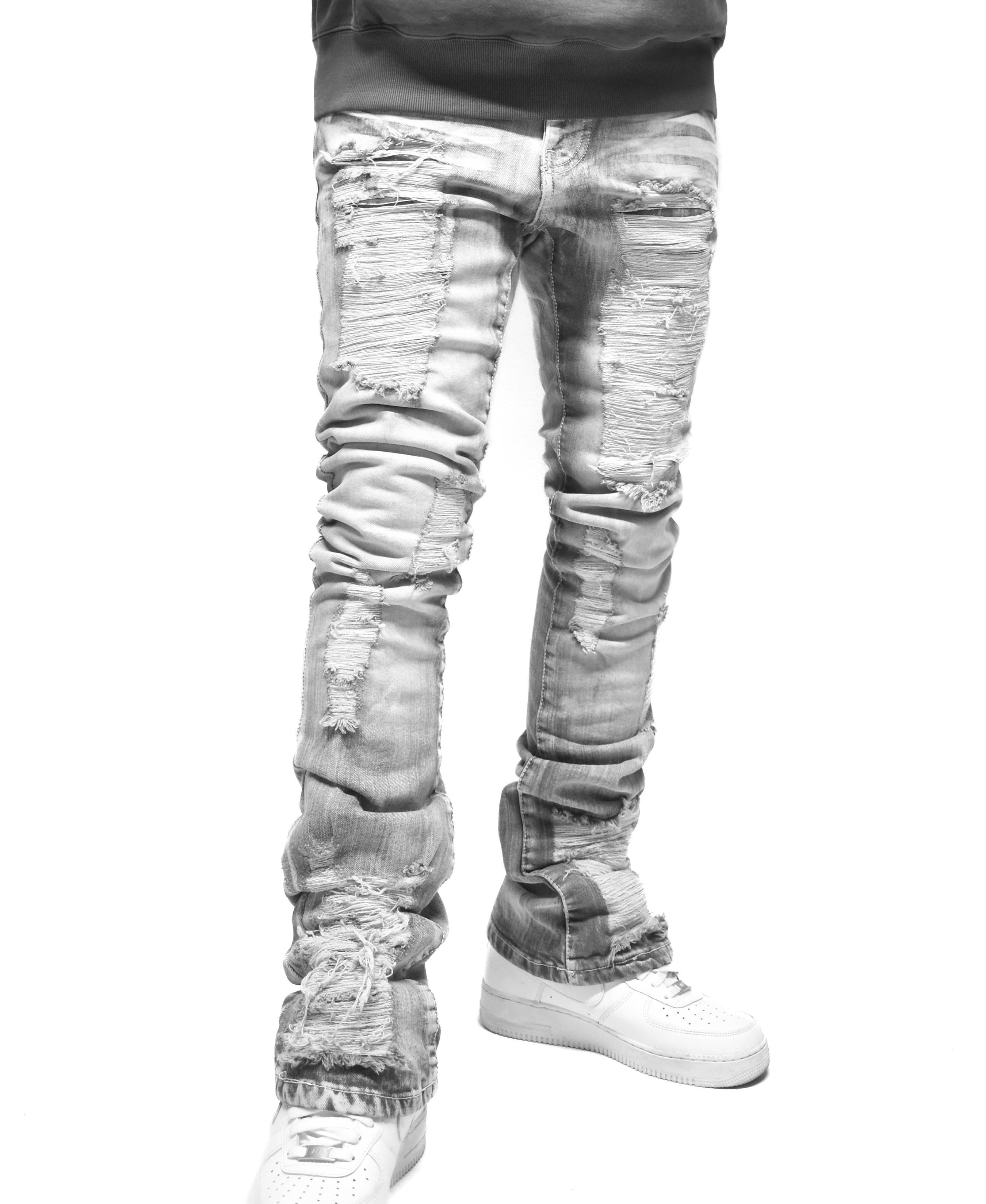 S5504 Distressed Denim