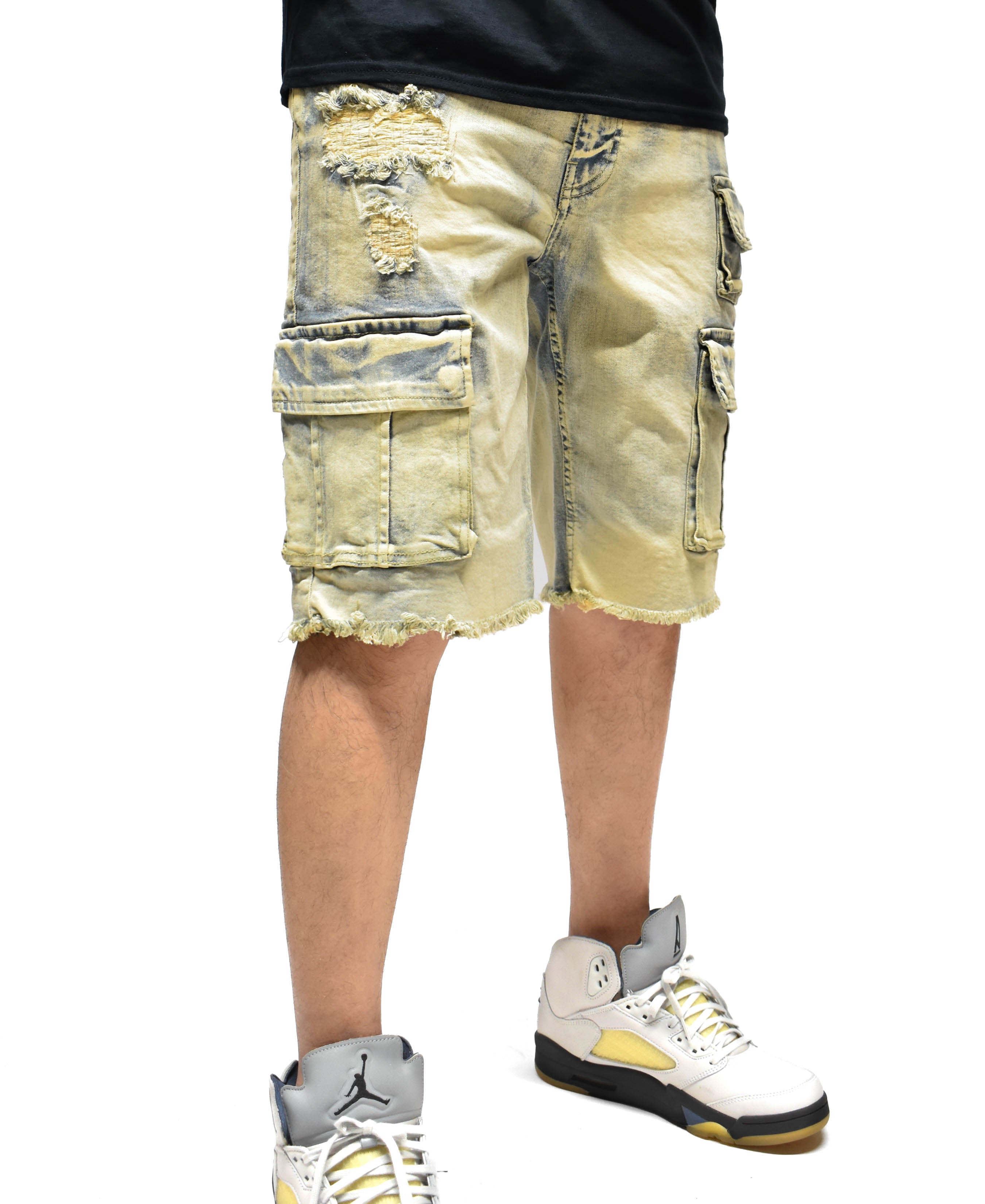 EV22038 Pocket Denim Shorts