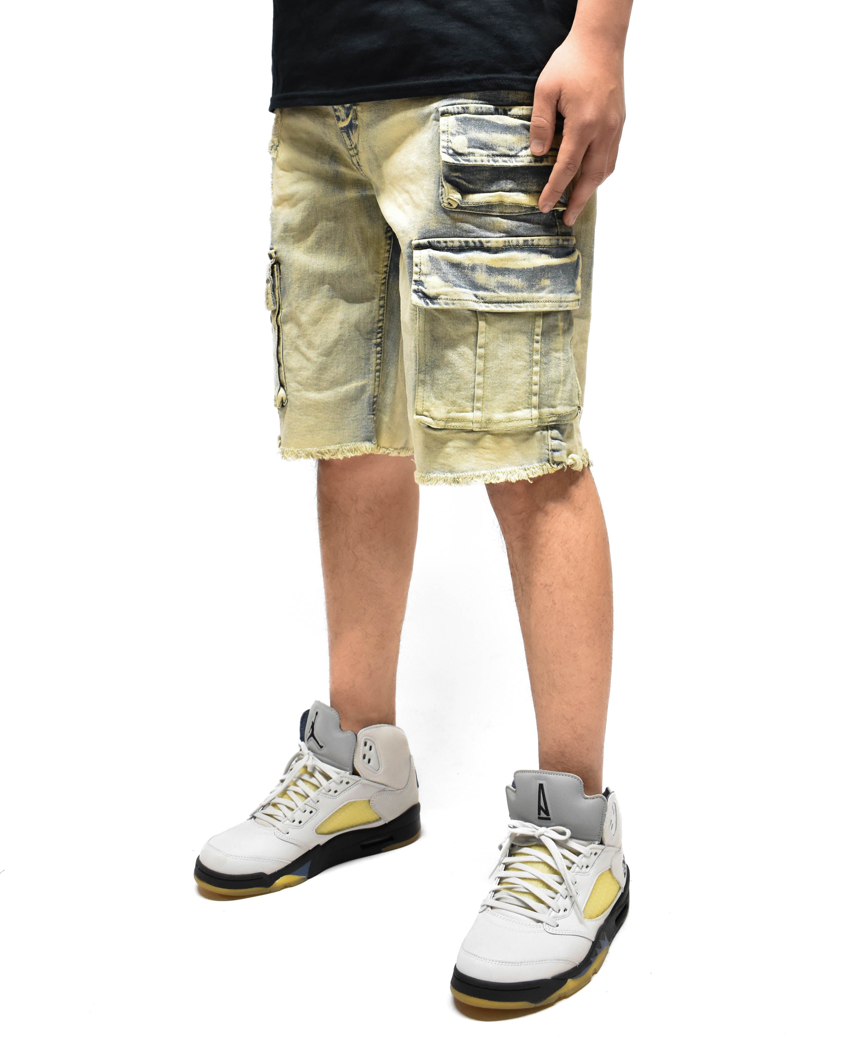 EV22038 Pocket Denim Shorts