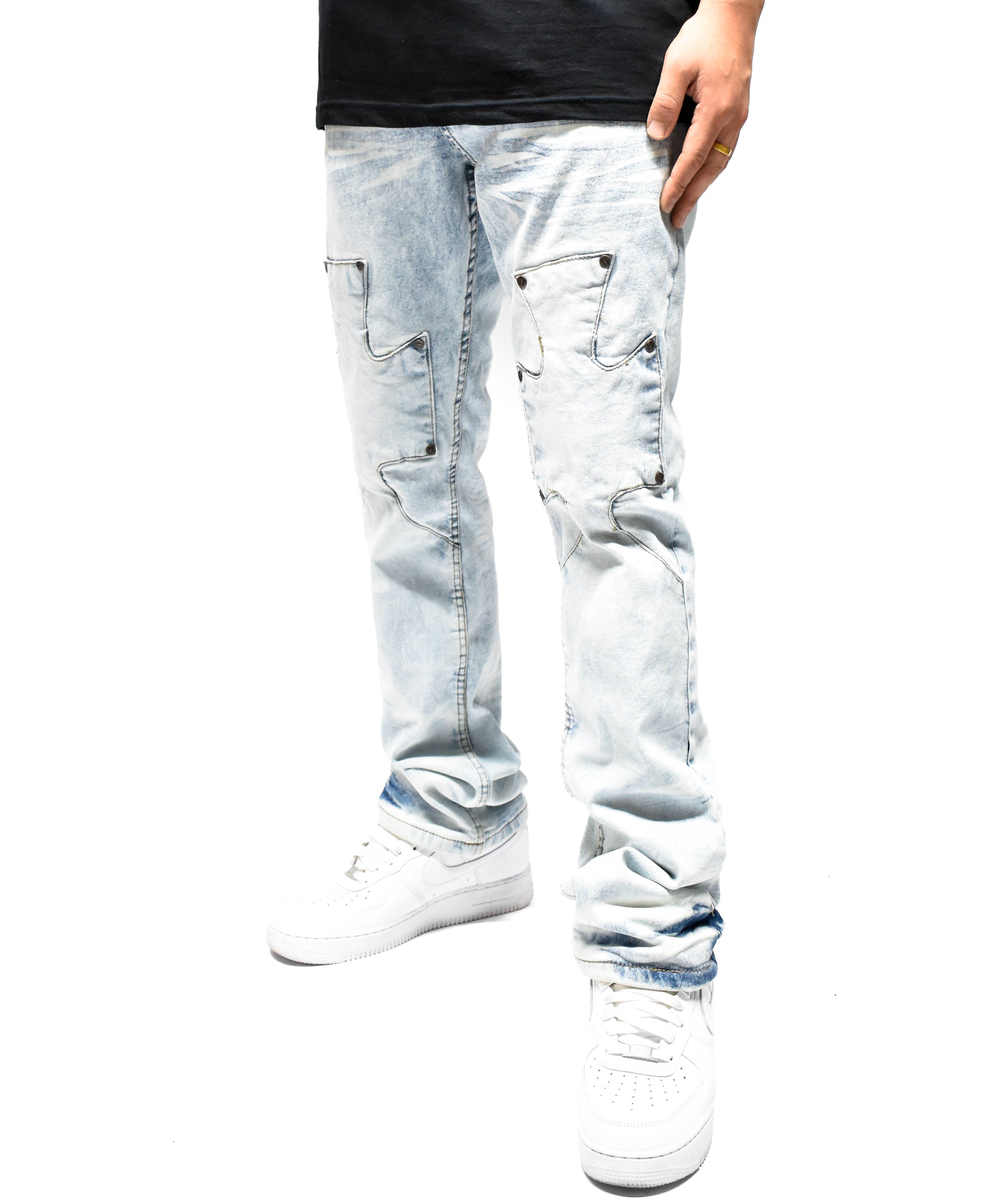 FW33447 Rivet Cross Denim