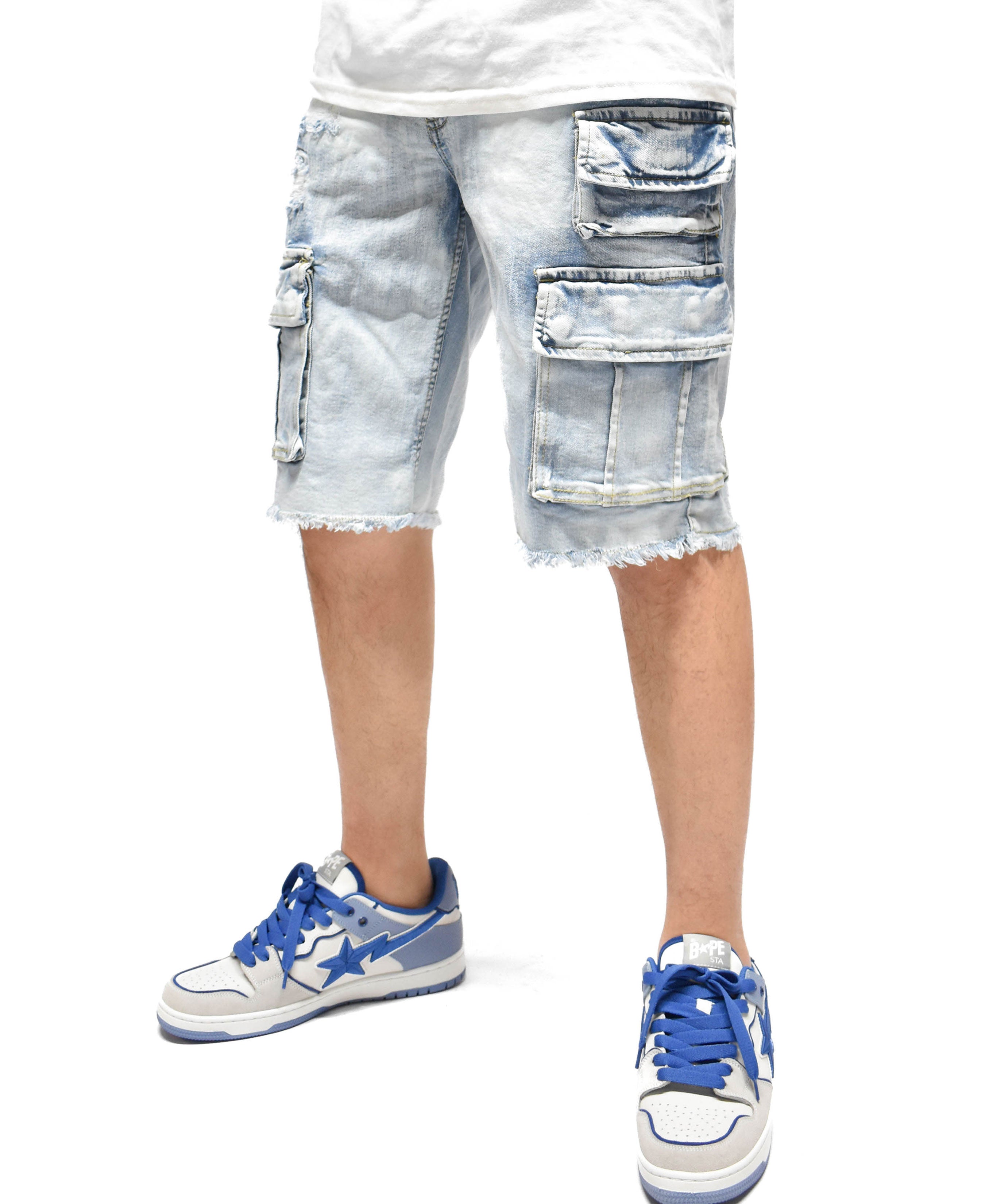 EV22038 Pocket Denim Shorts