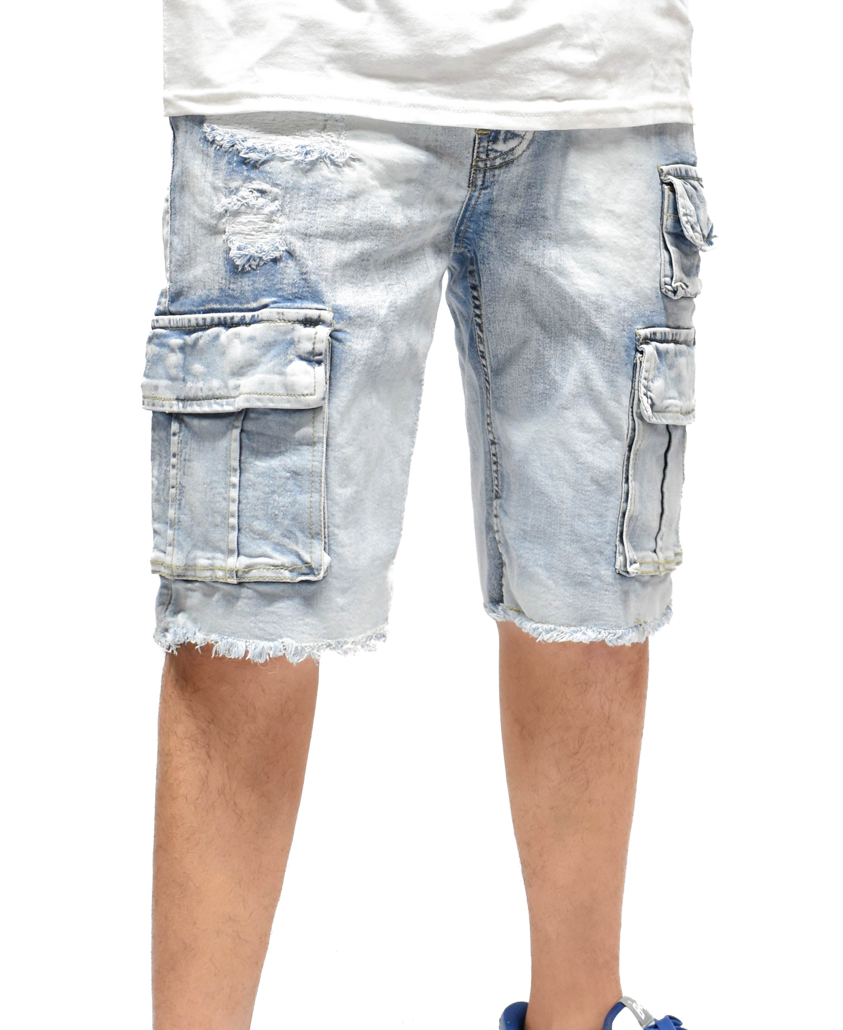 EV22038 Pocket Denim Shorts