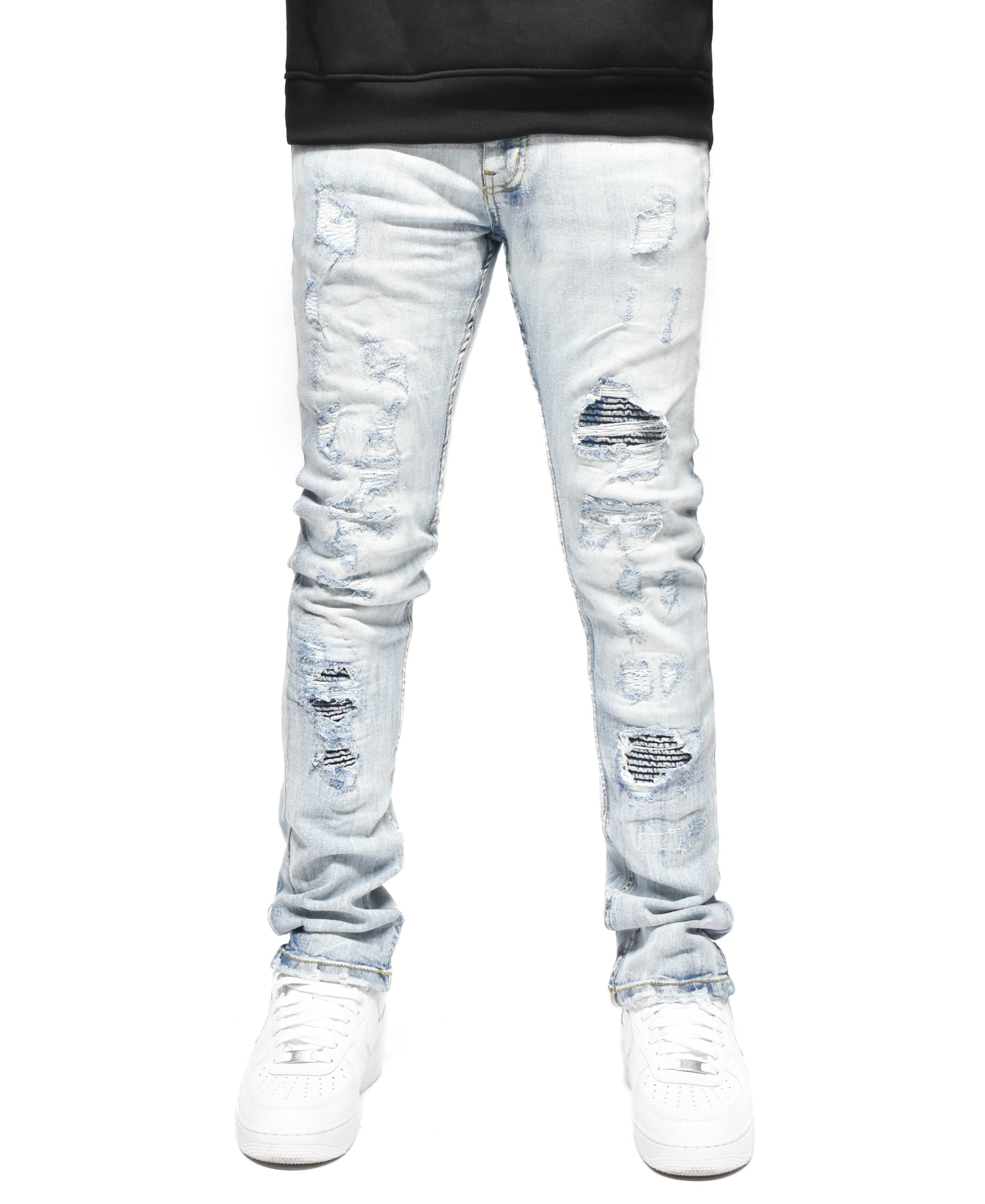FW33705 Gashed Denim