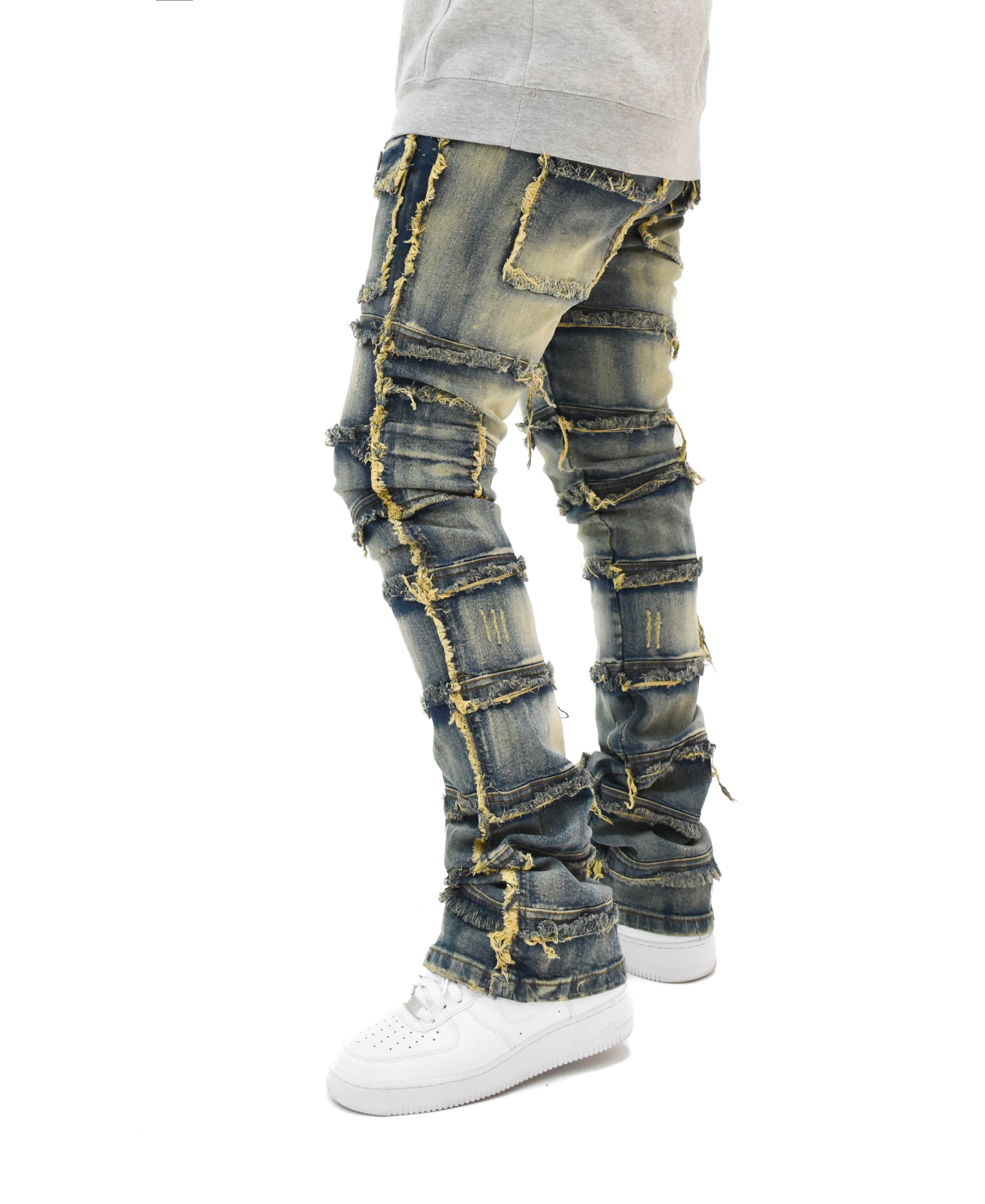 FW33958 Thread Stacked Denim